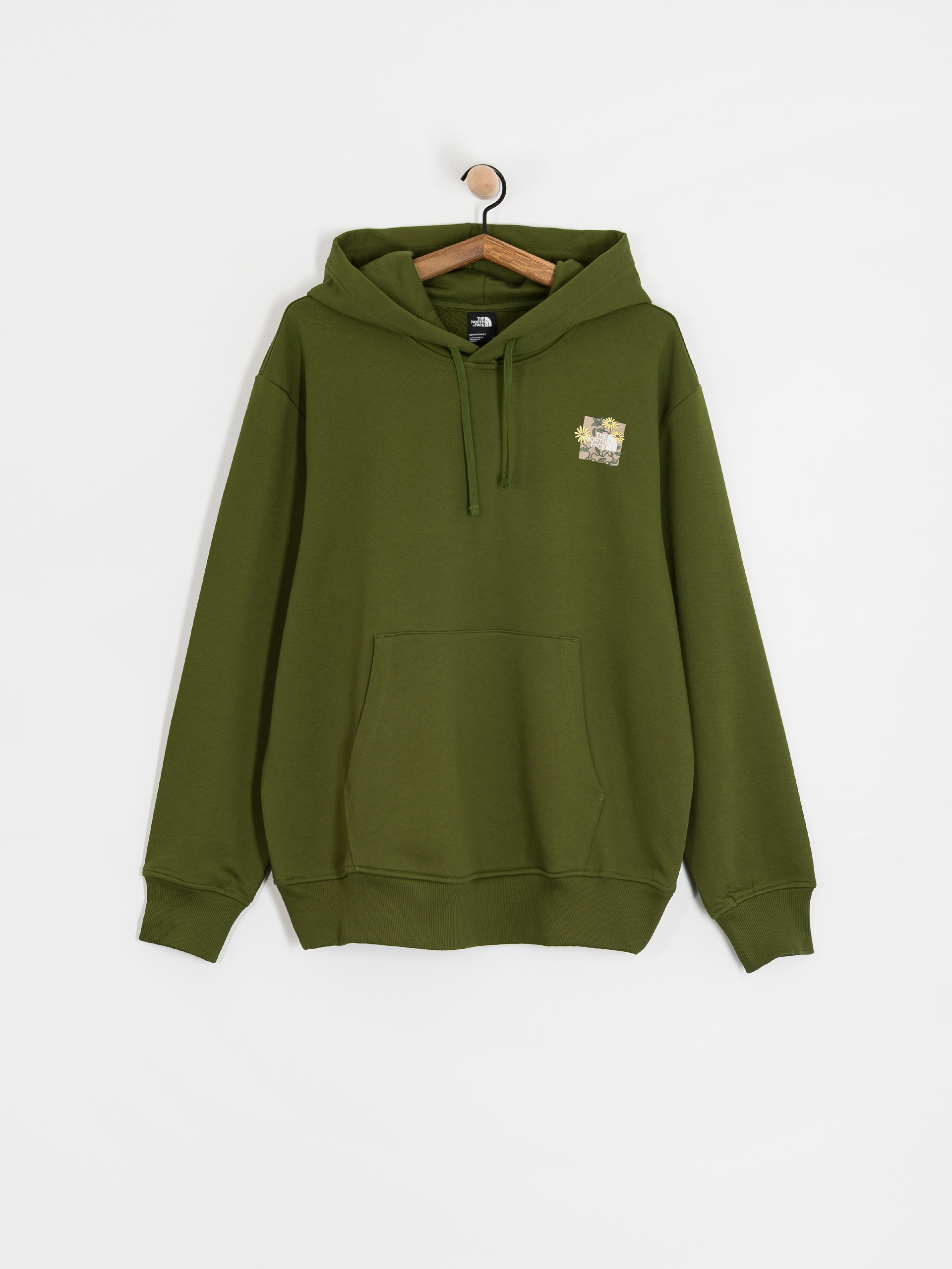 Mikina s kapucňou The North Face Connect Relaxed Graphic HD (woodland green)