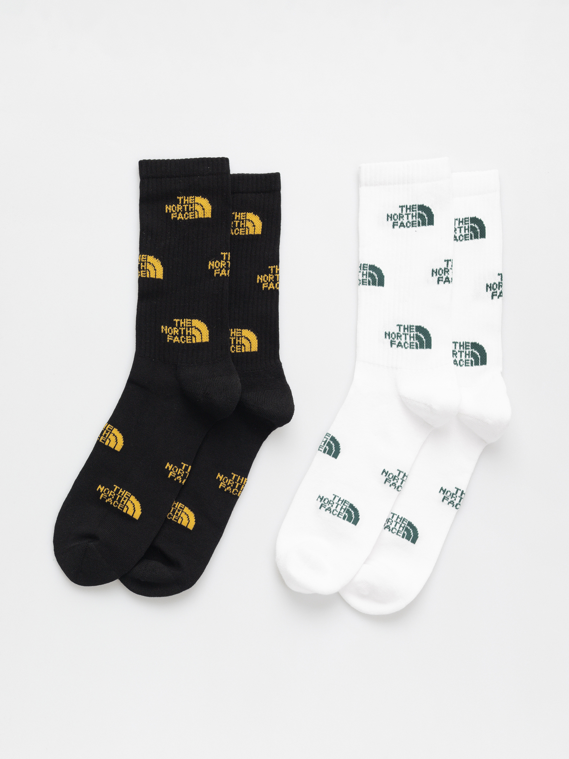 Ponožky The North Face Everyday Crew Logo 2P (tnf black/summit gold/t)