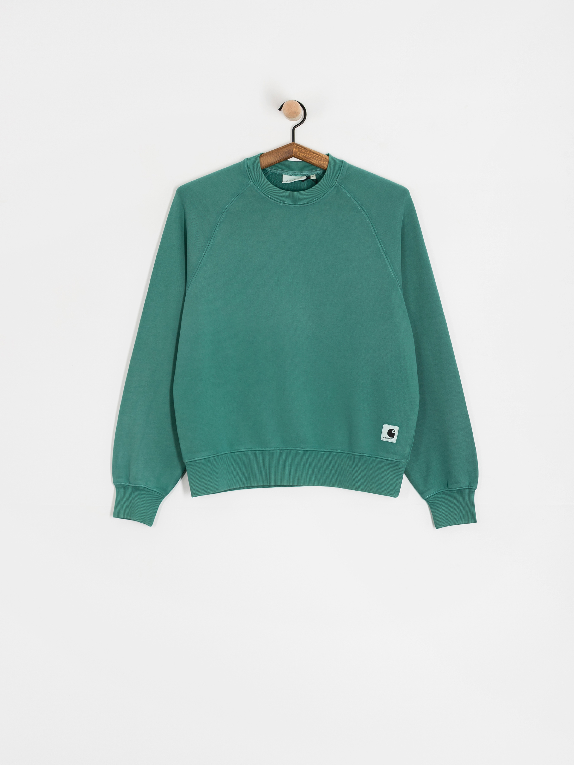 Mikina Carhartt WIP Hudson Wmn (saguaro/chalk wash)