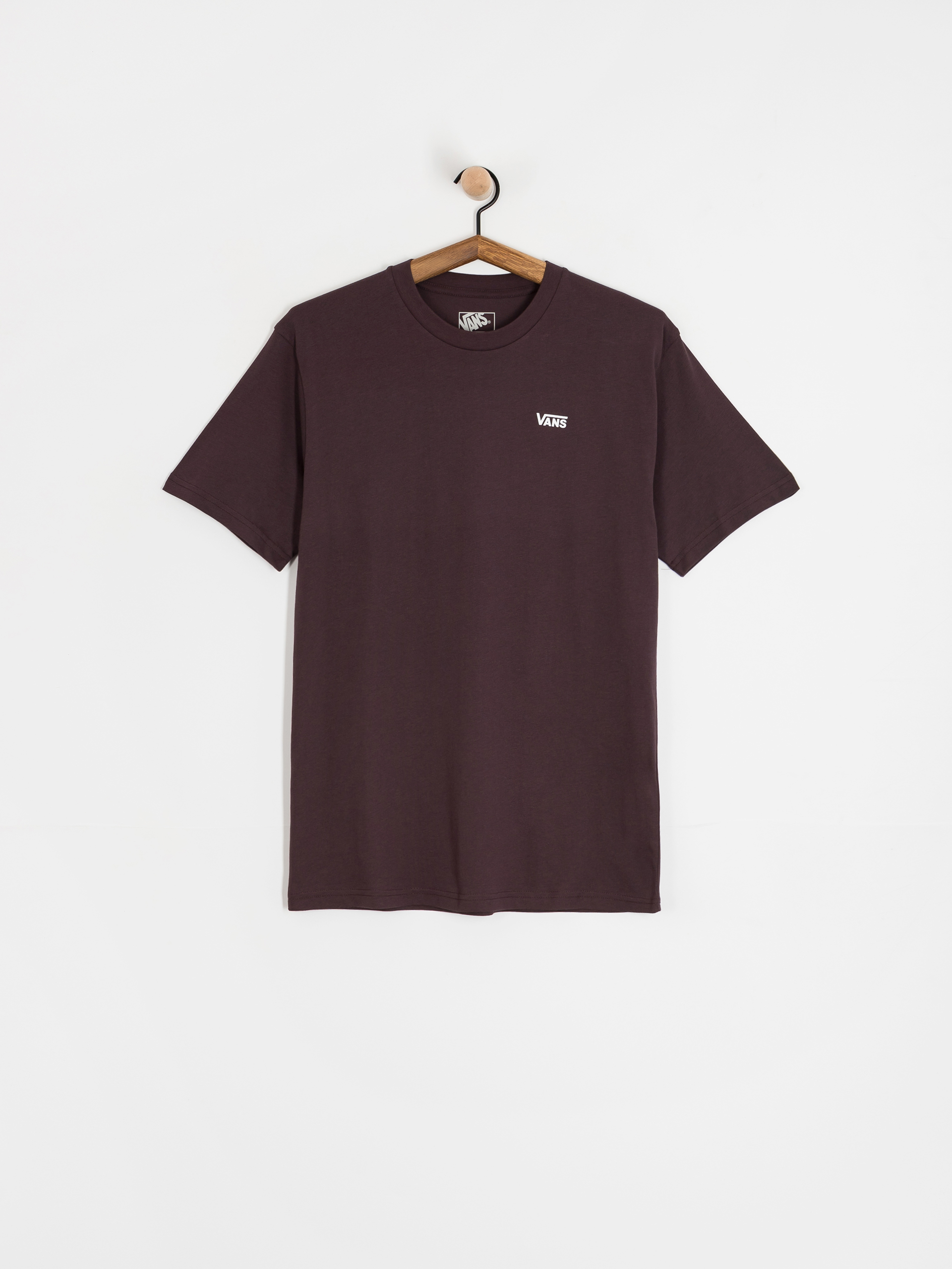 Tričko Vans Left Chest Logo Em Wmn (dark port)
