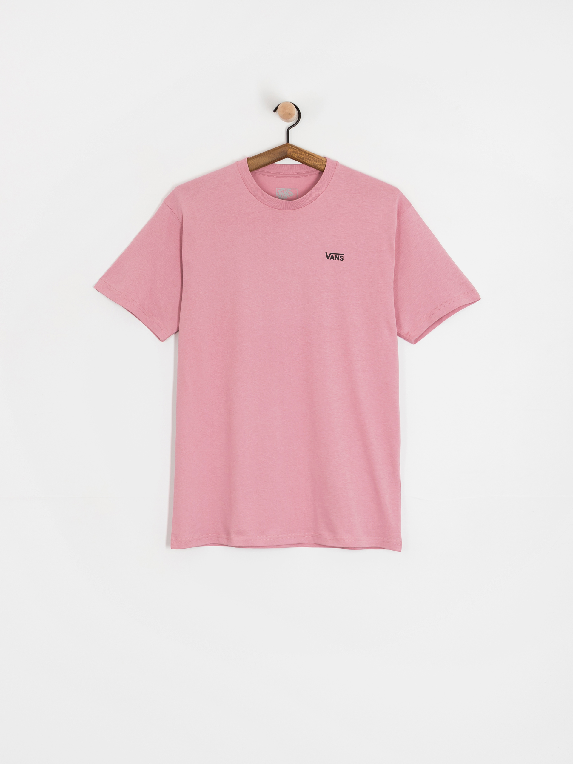 Tričko Vans Left Chest Logo Em Wmn (pink dawn)