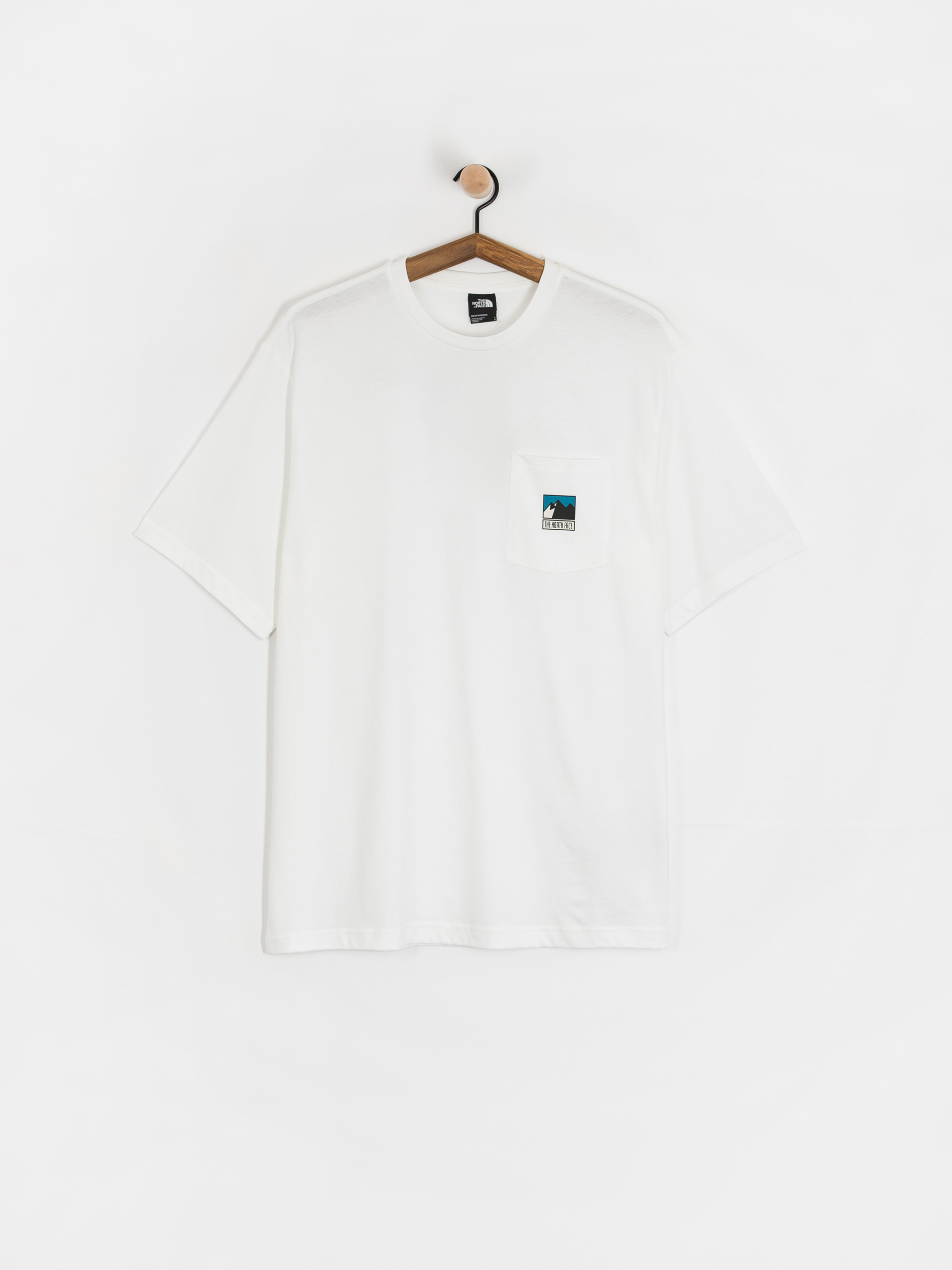 Tričko The North Face Mountain Logo Relaxed Pocket (tnf white)