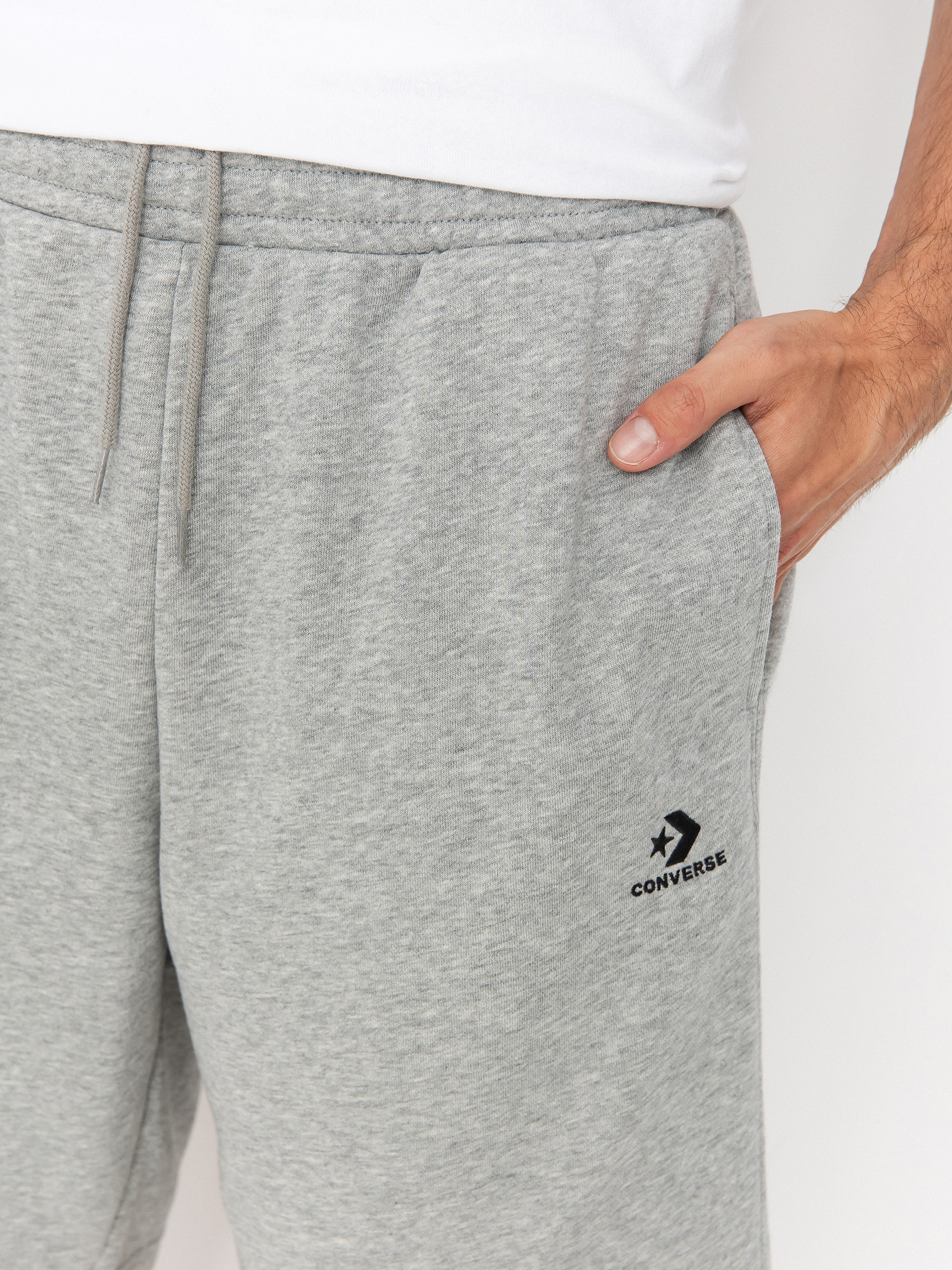 Kraťasy Converse Emb Classic (vintage grey heather)