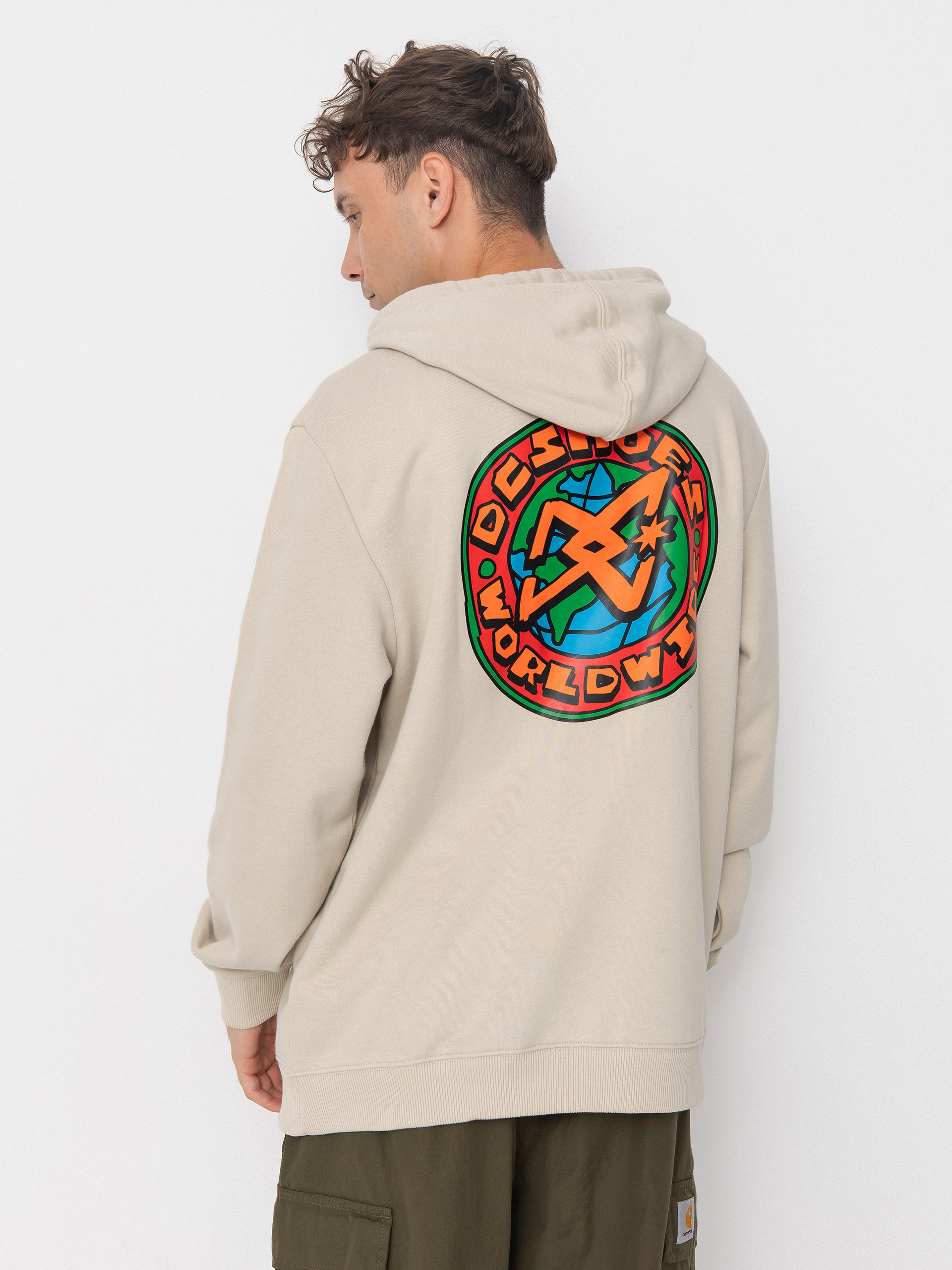 Mikina s kapucňou DC Spinner HD (pelican)