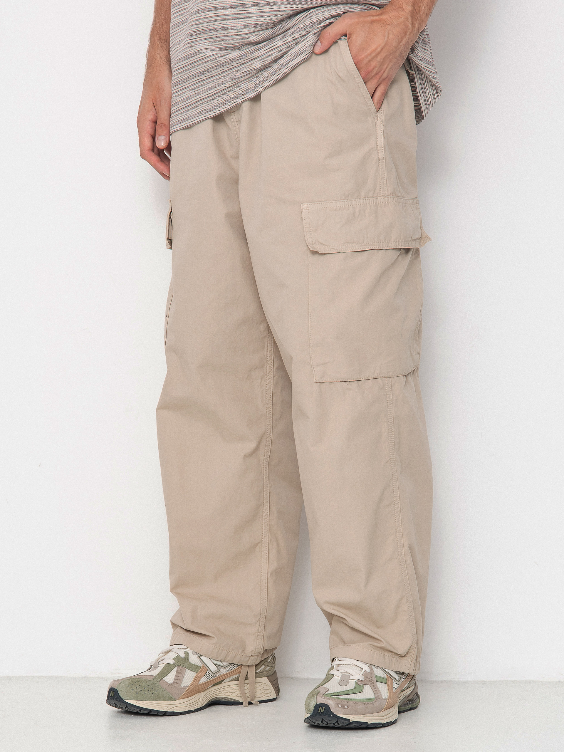 Nohavice Carhartt WIP Kade Cargo (wall/garment dyed)
