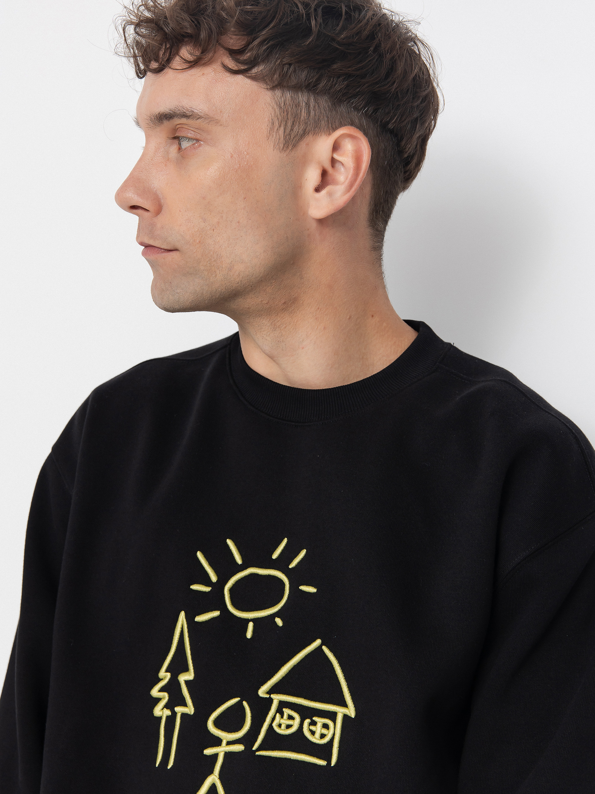 Mikina Carhartt WIP Masterpiece (black/fandoghi)