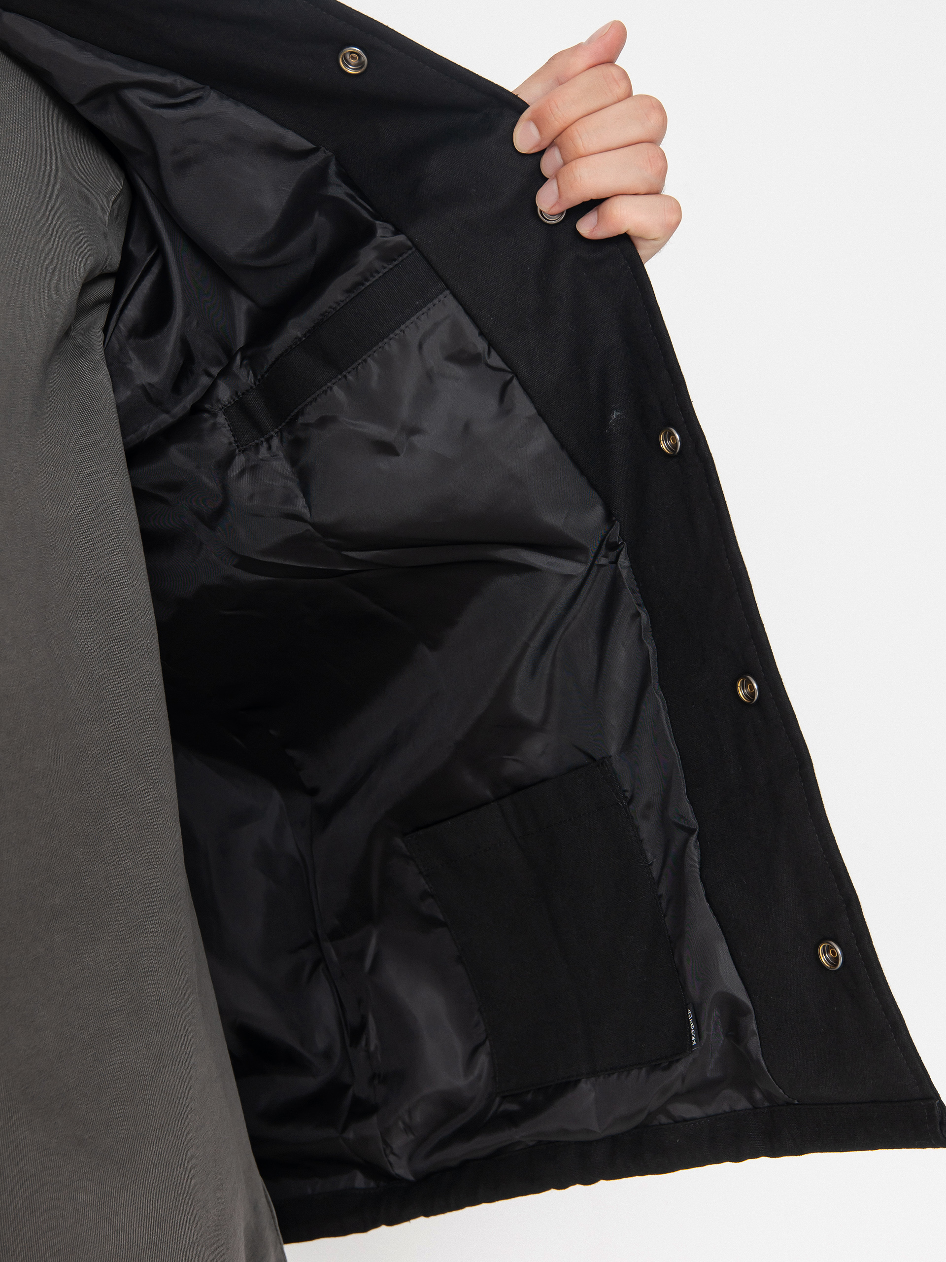 Bunda Krooked Necro Skript (black/white)