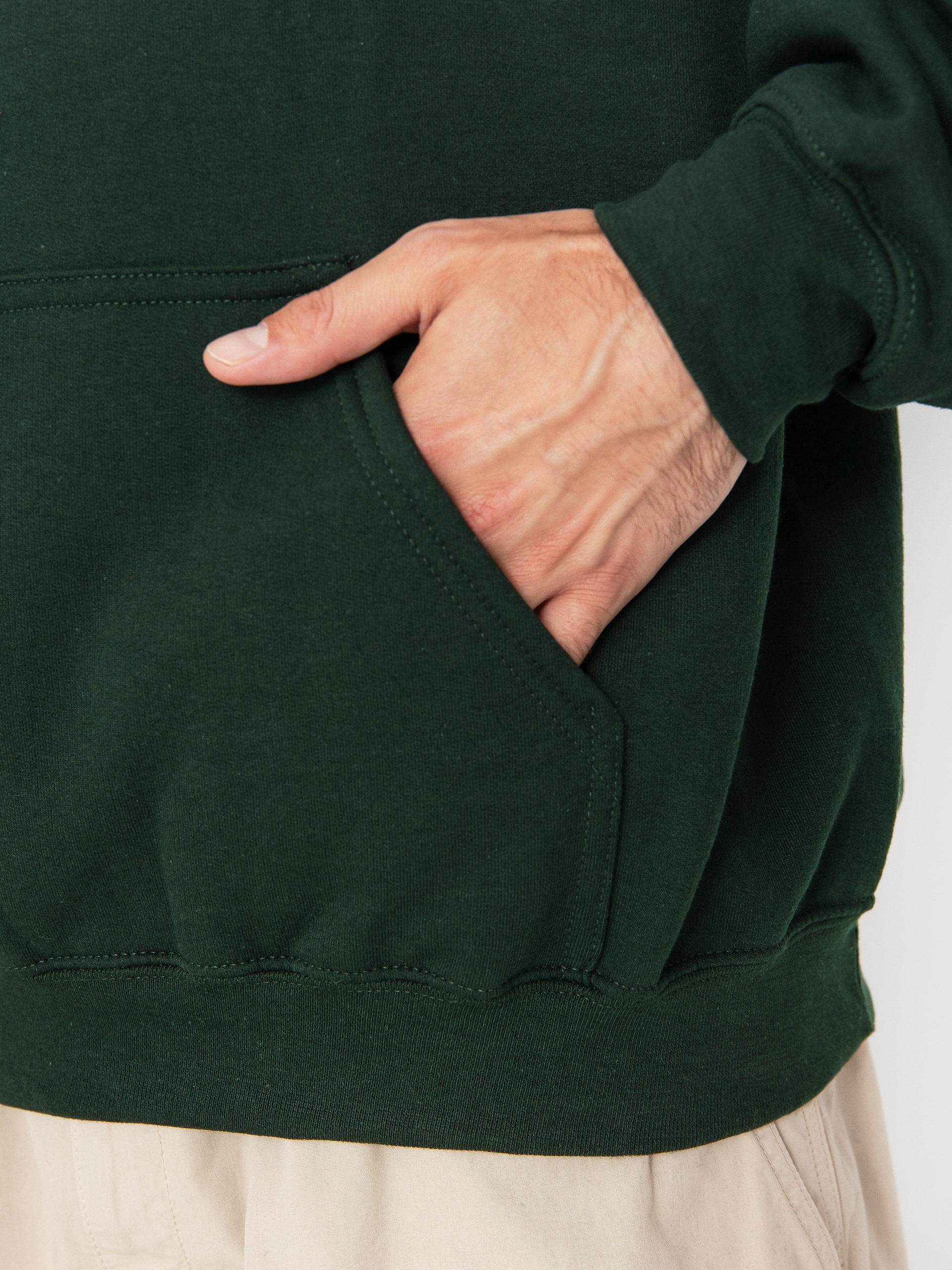 Mikina s kapucňou Thrasher Bully HD (forest green)