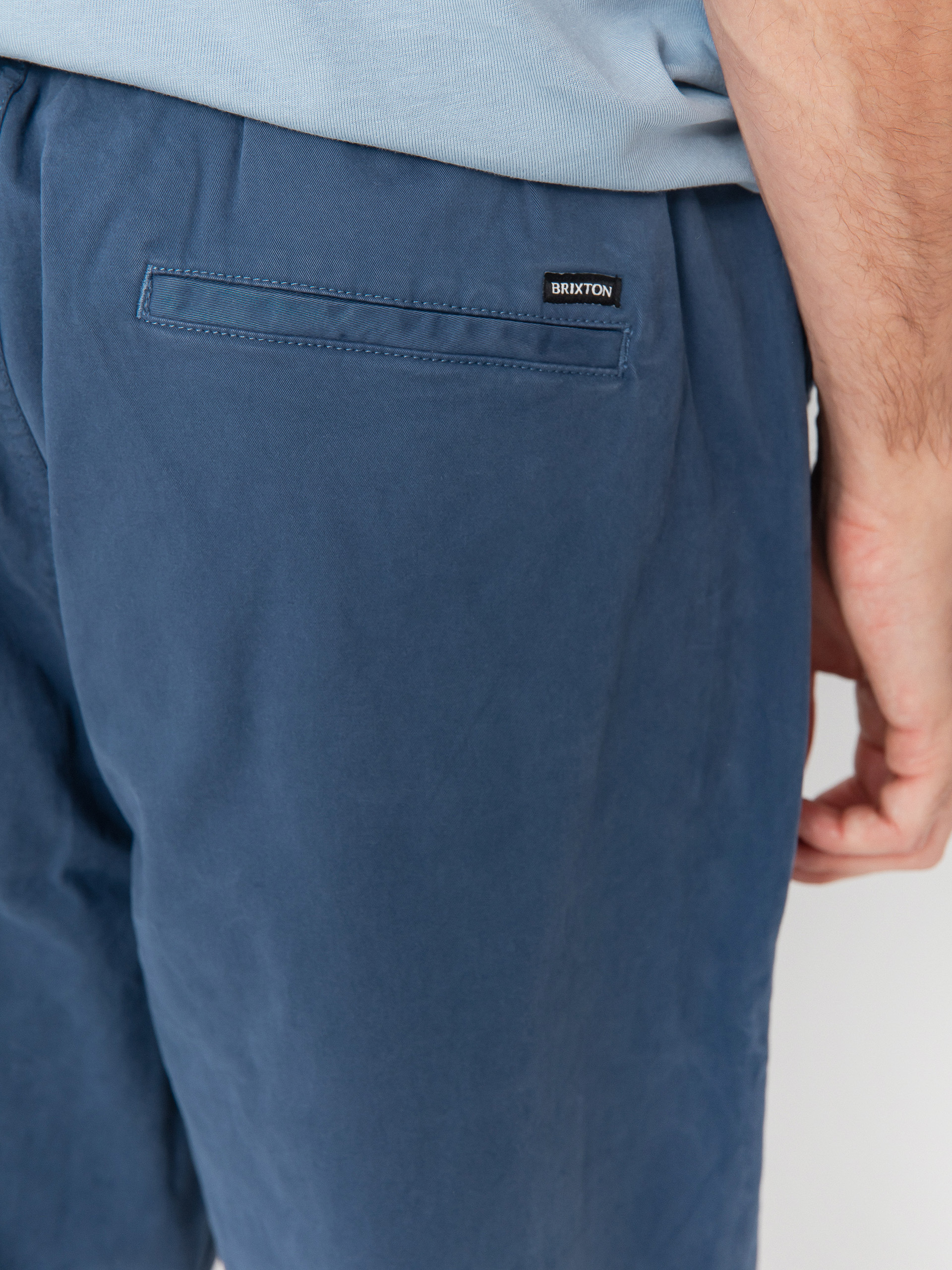 Nohavice Brixton Broadway Vw Ewaist Rlx (washed denim blue)