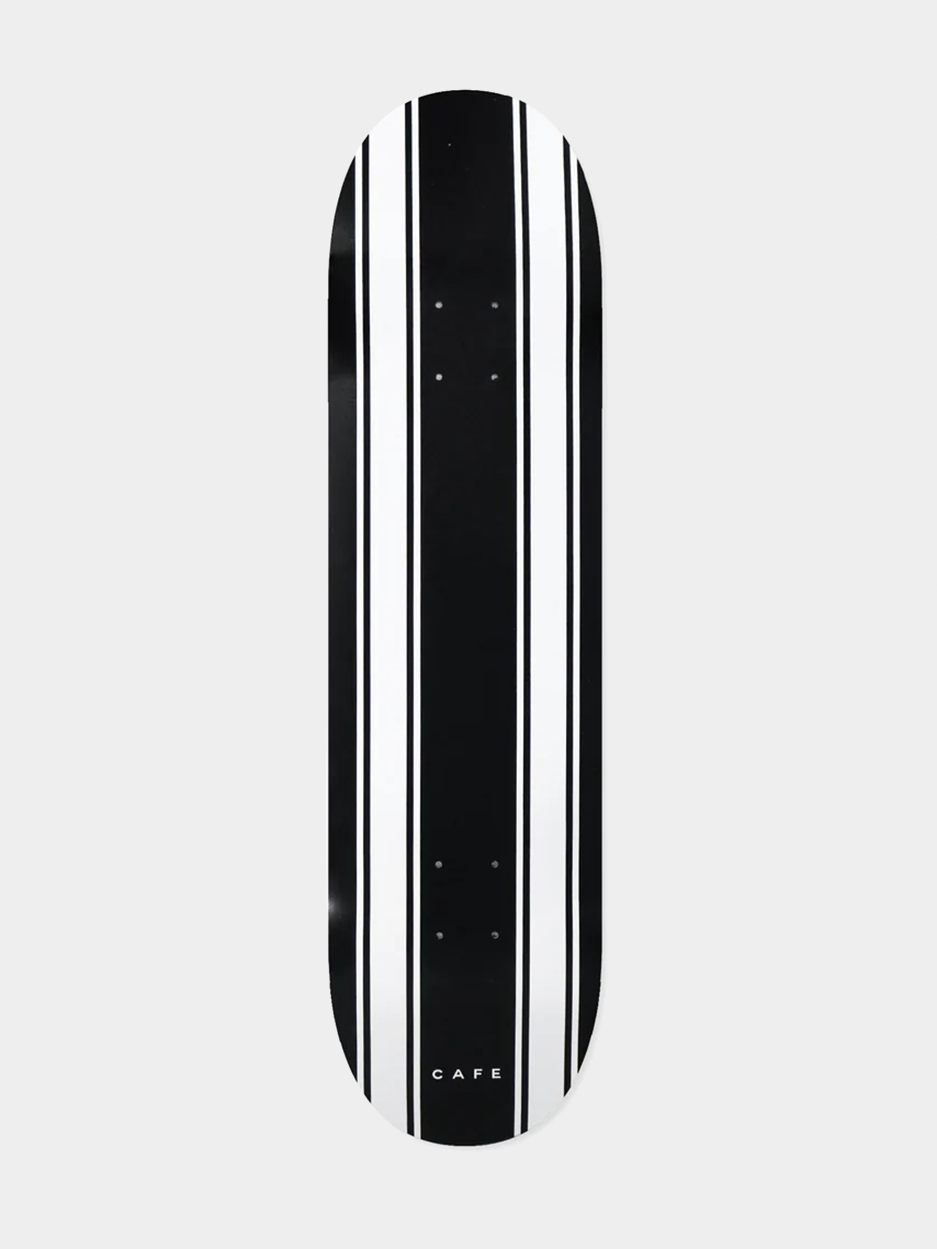 Doska Skateboard Cafe Stripe (black/white)