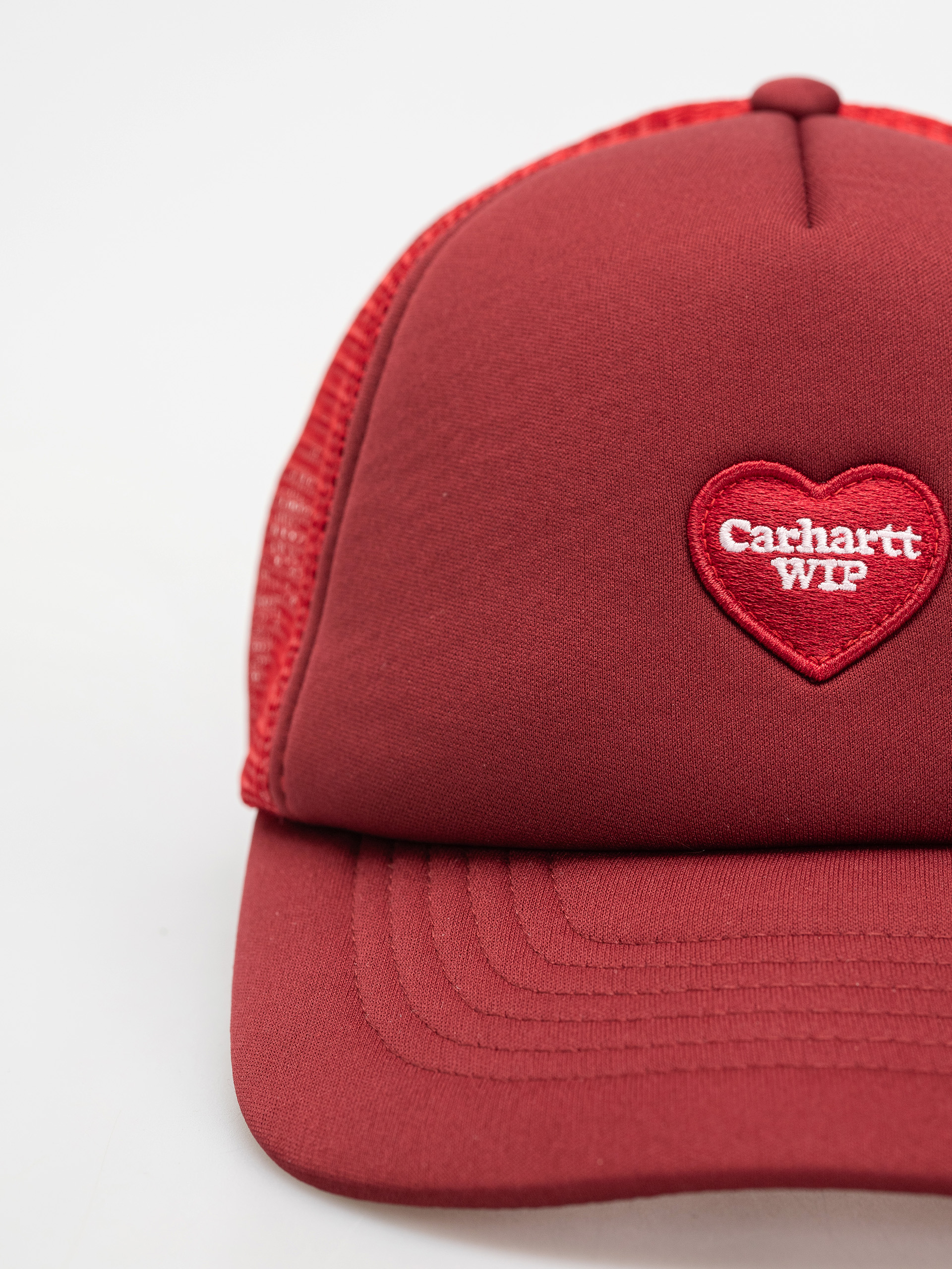 Šiltovka Carhartt WIP Heart Patch Trucker (scarlet)