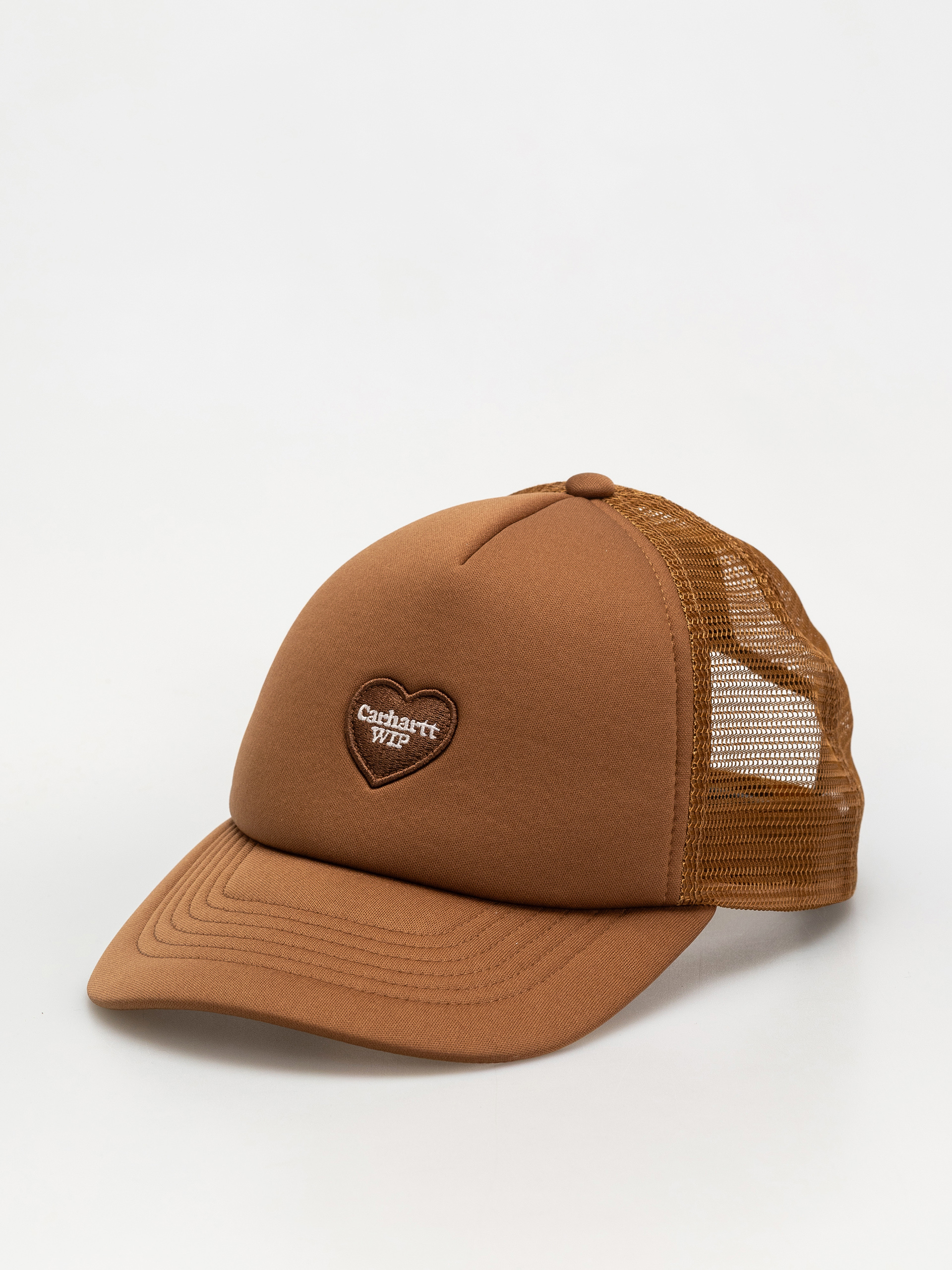 u0160iltovka Carhartt WIP Heart Patch Trucker (hamilton brown)