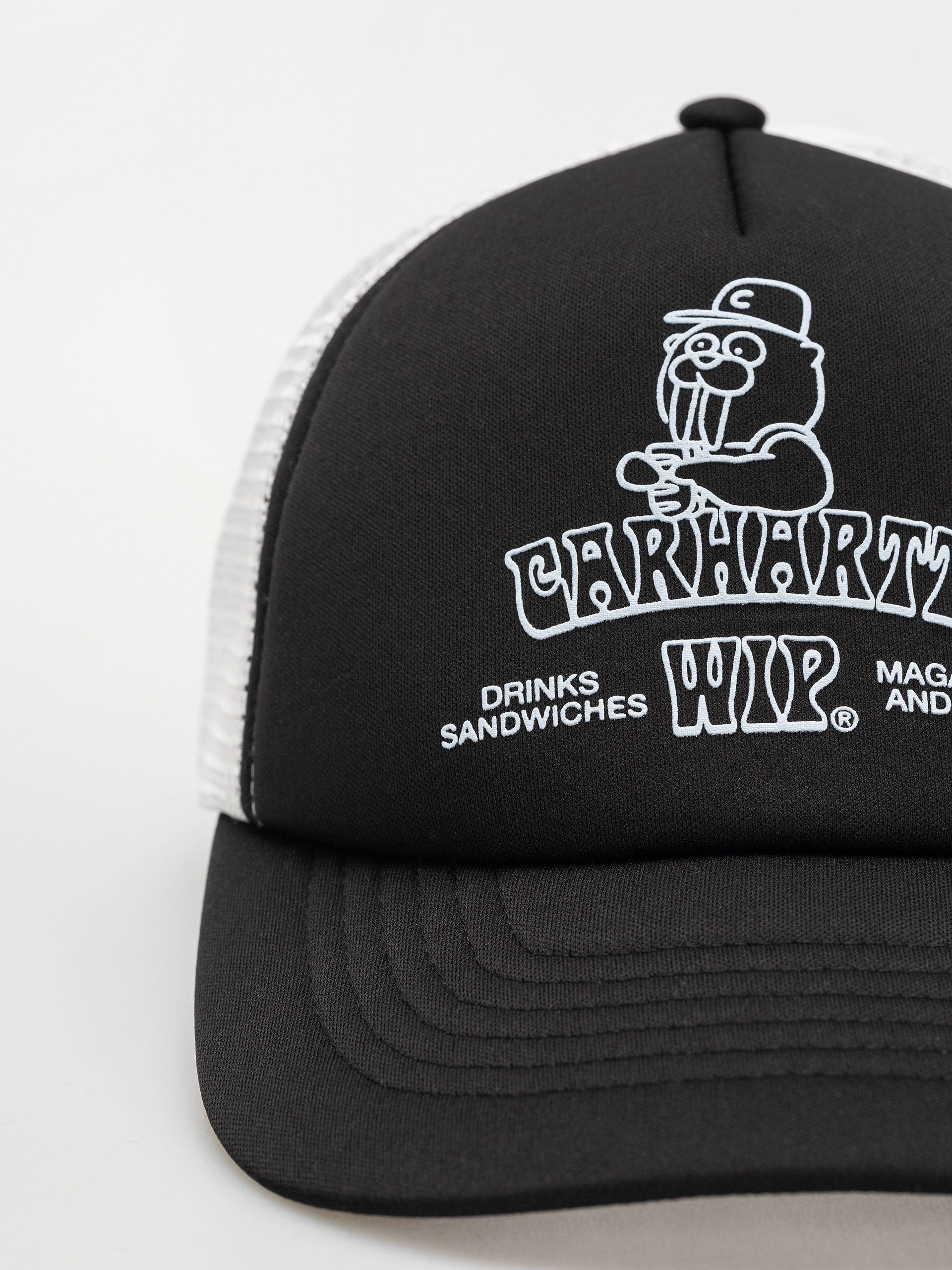 Šiltovka Carhartt WIP Sandwich Trucker (black)
