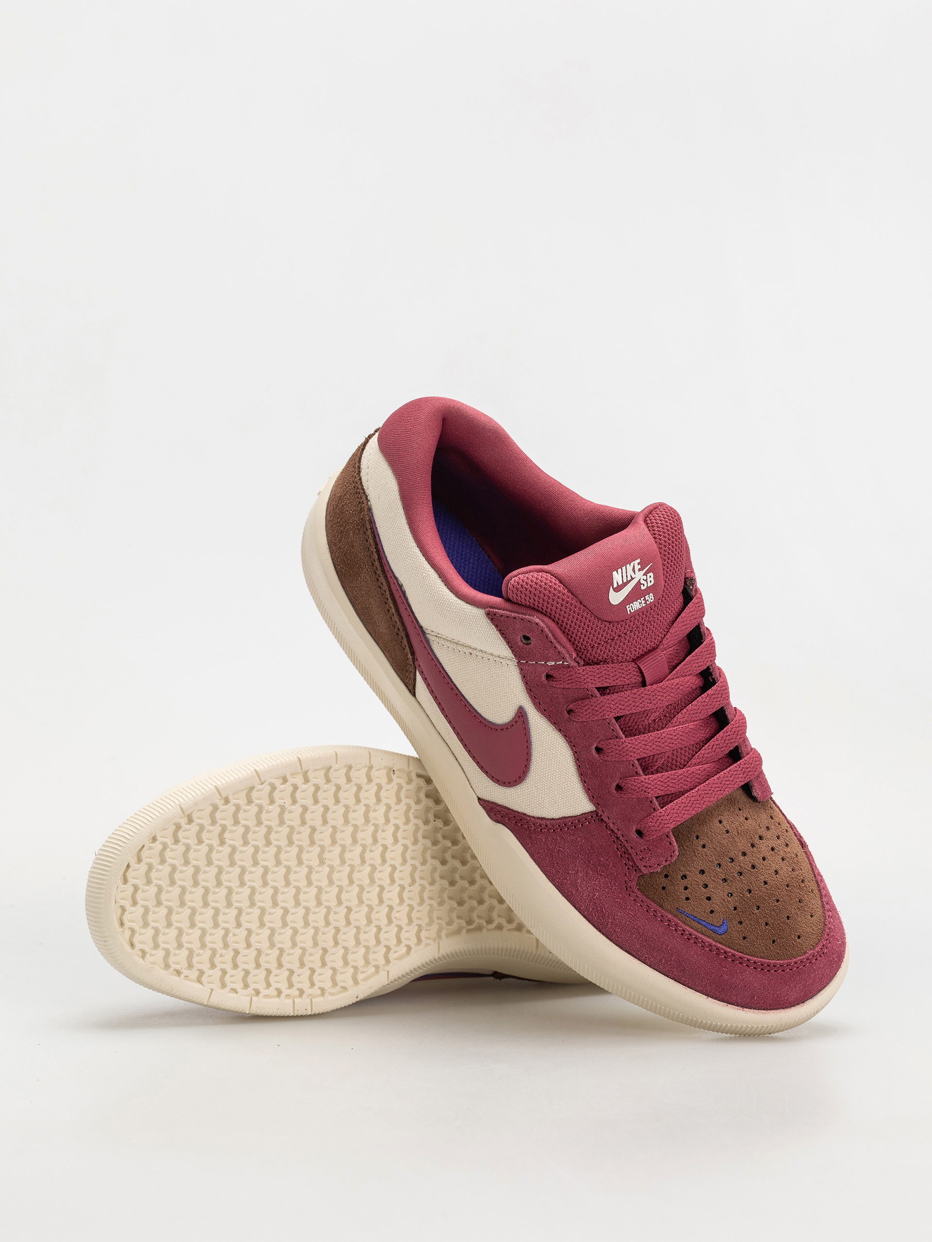Topánky Nike SB Force 58 (pale ivory/sweet beet fauna brown)