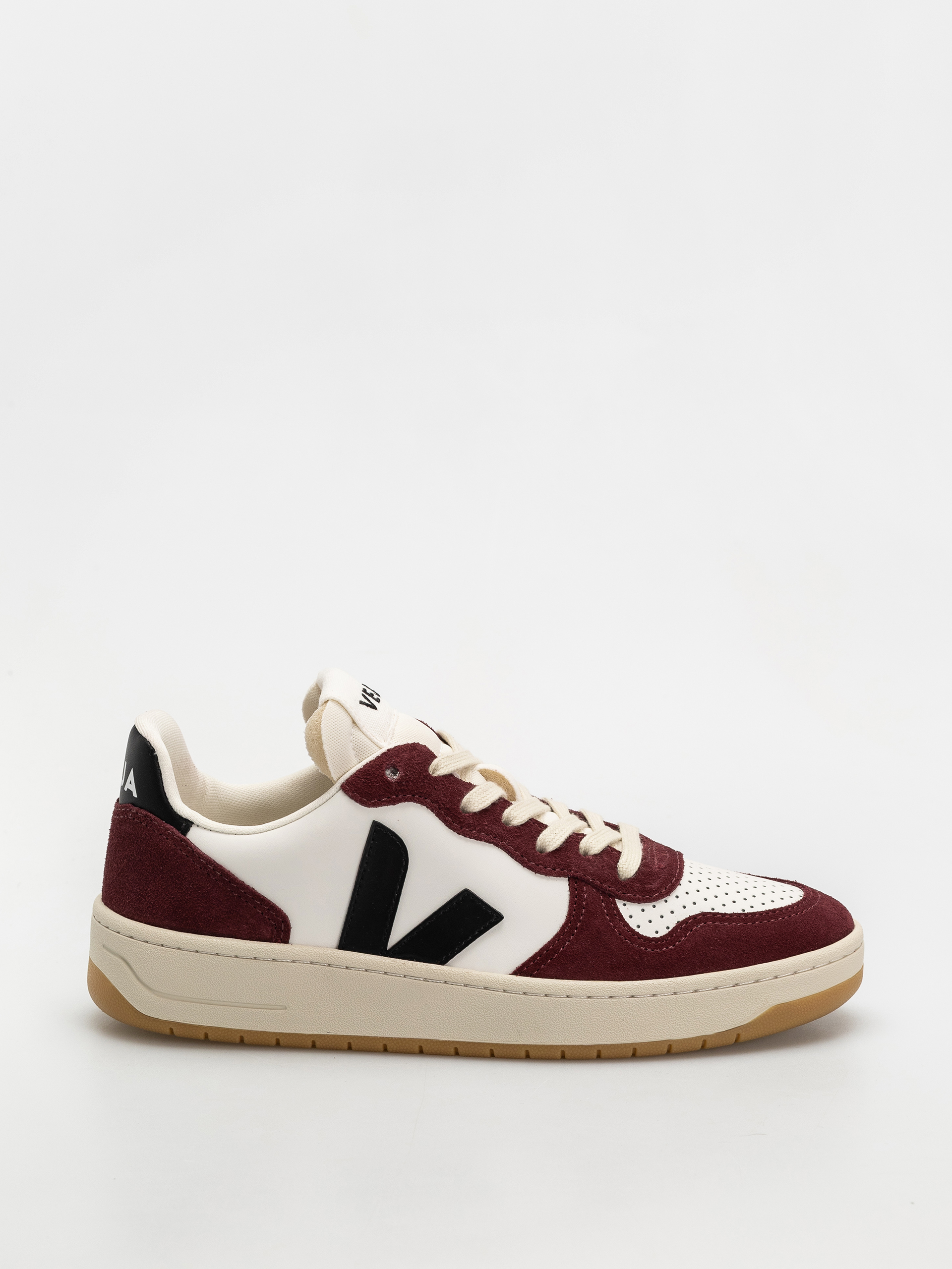 Topánky Veja V-10 Wmn (white black amarante)