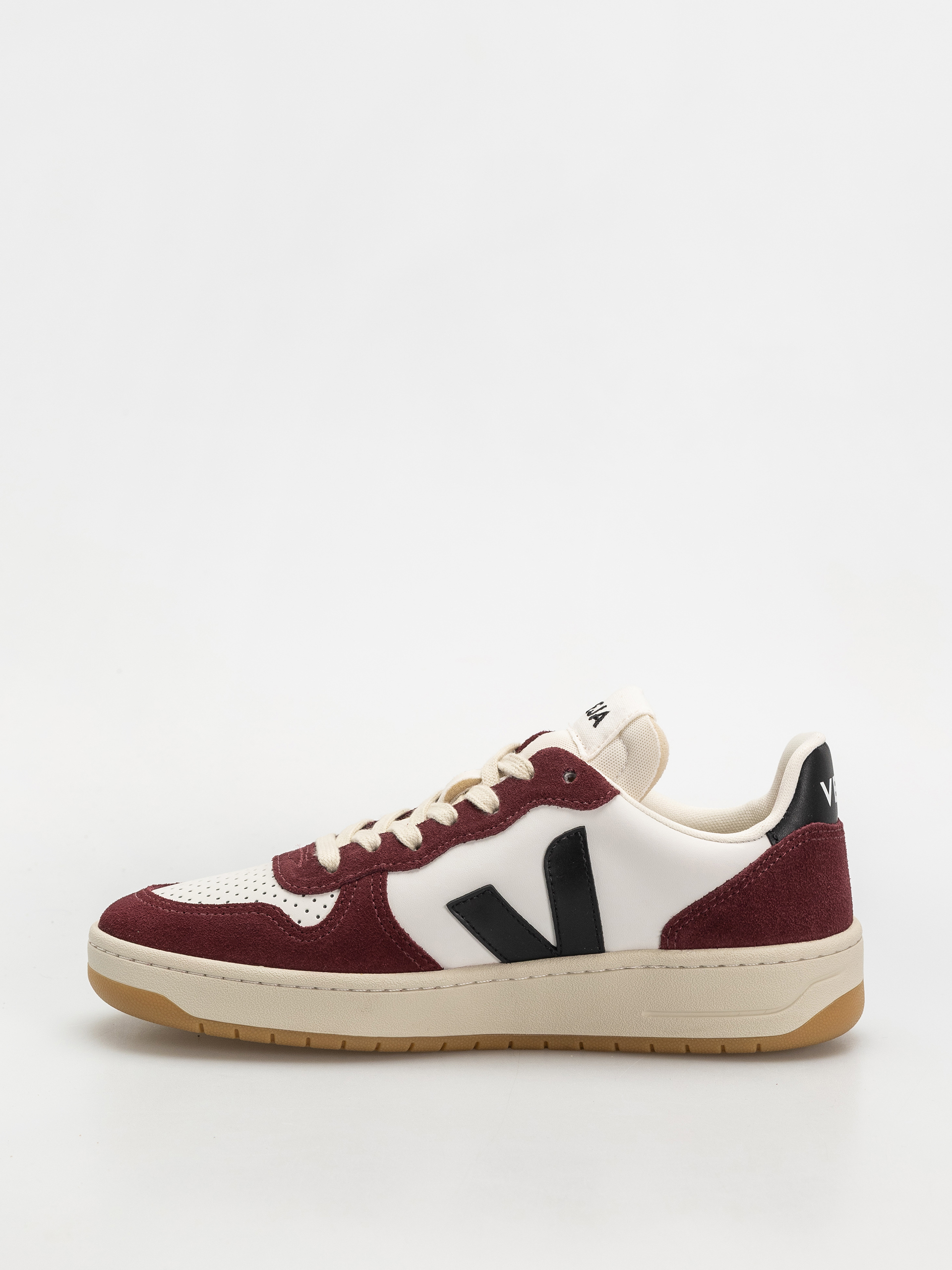 Topánky Veja V-10 Wmn (white black amarante)