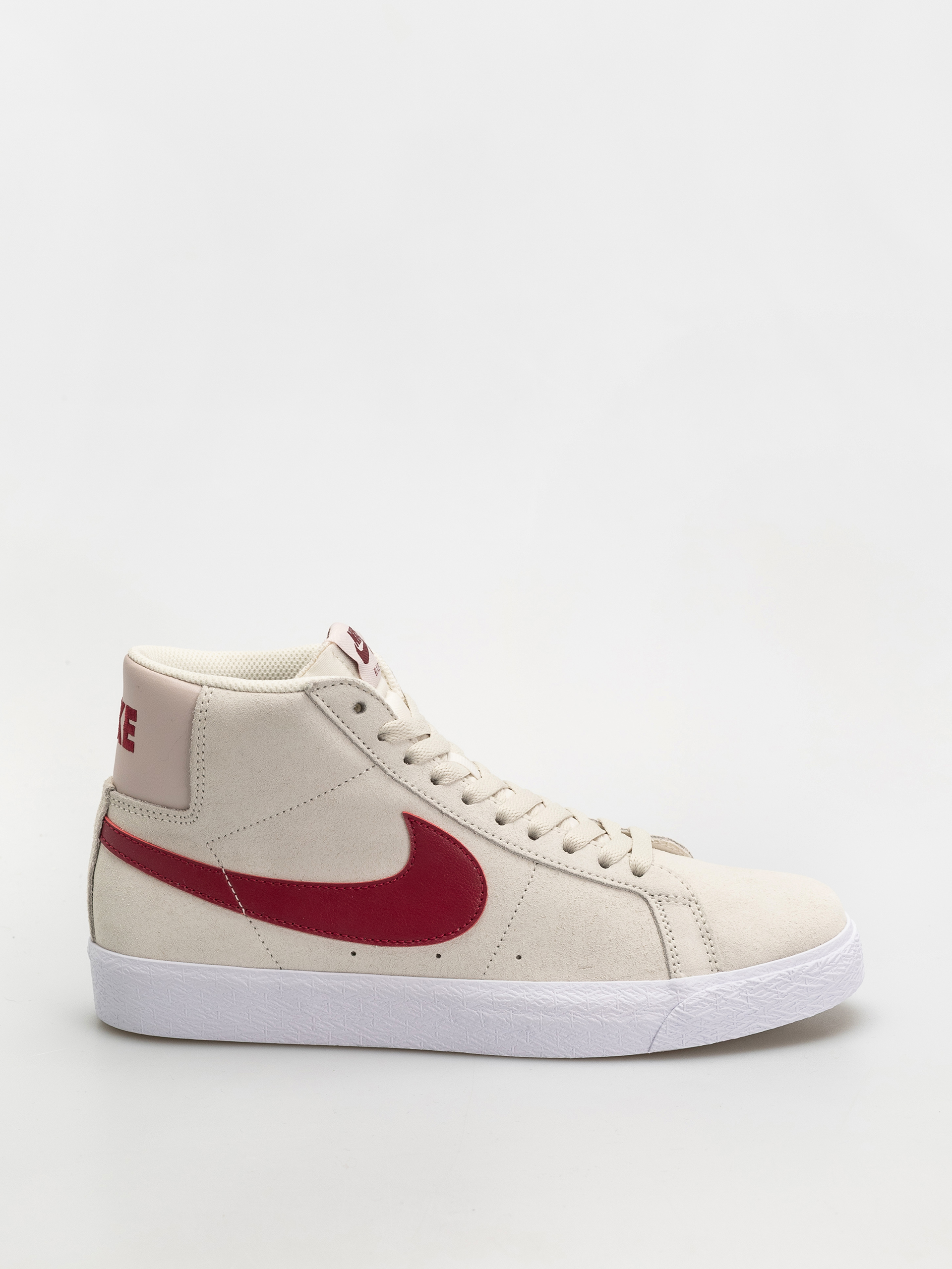 Topu00e1nky Nike SB Zoom Blazer Mid (pale ivory/noble red silt red white)