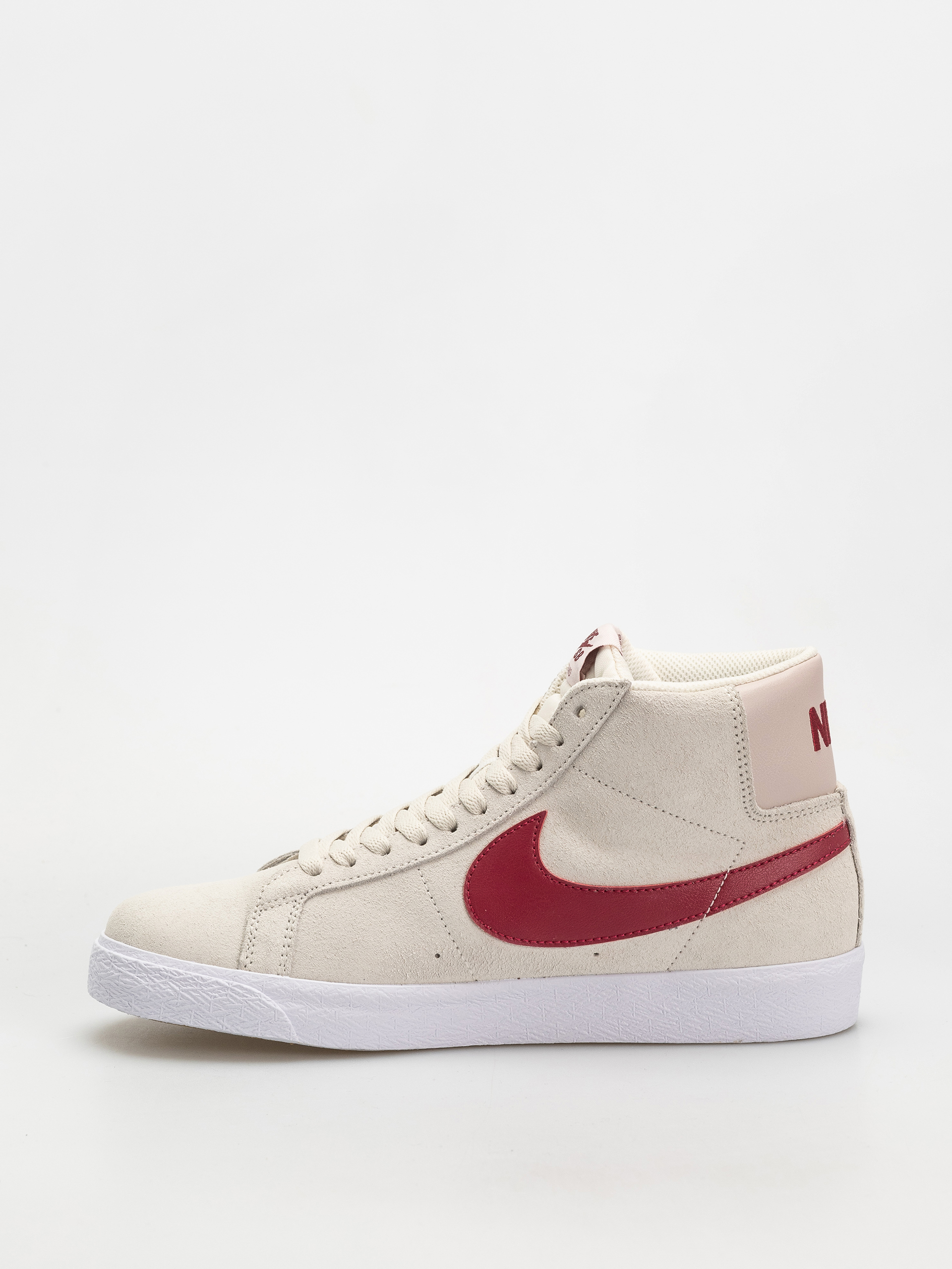 Topánky Nike SB Zoom Blazer Mid (pale ivory/noble red silt red white)