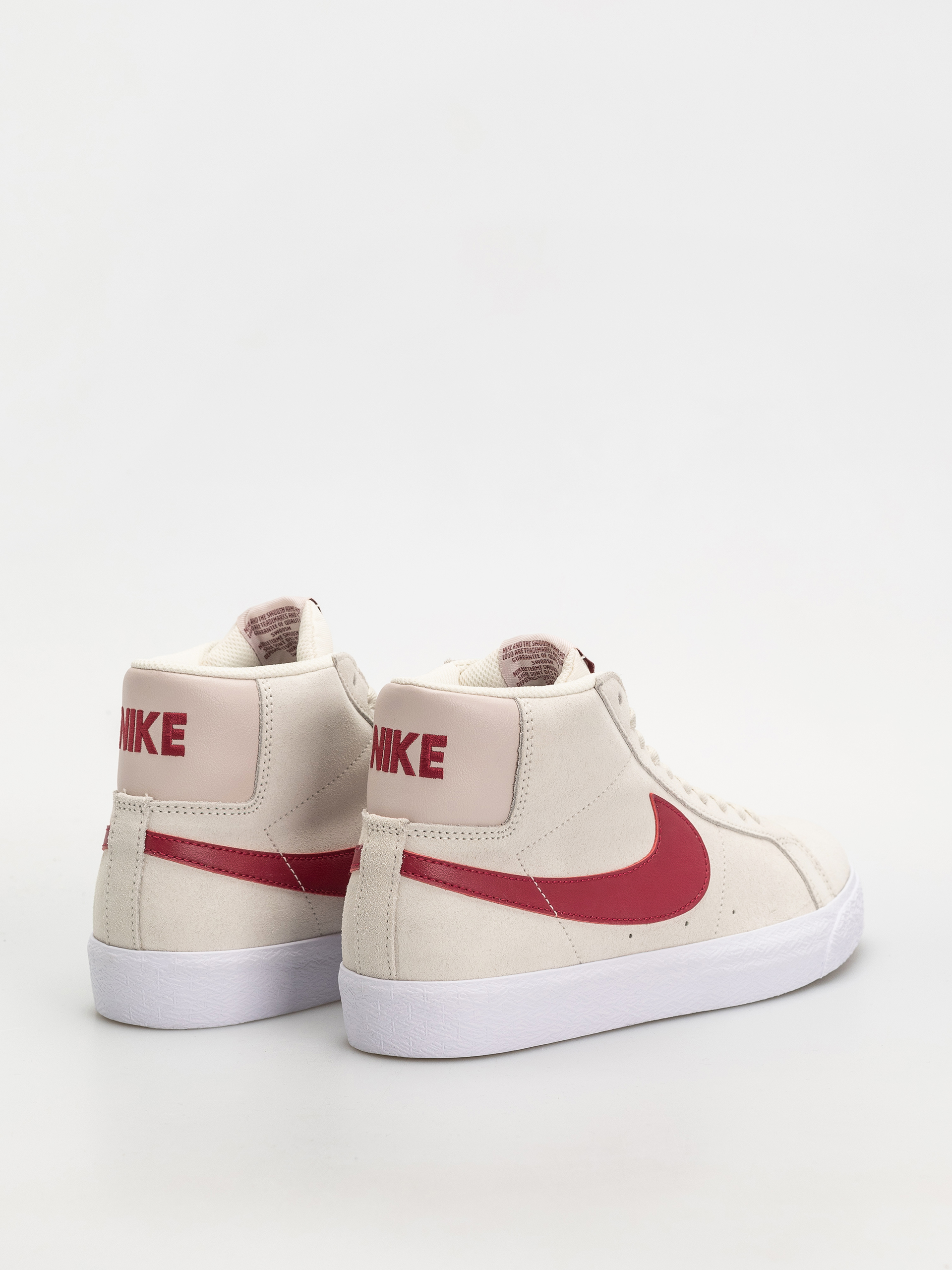 Topánky Nike SB Zoom Blazer Mid (pale ivory/noble red silt red white)