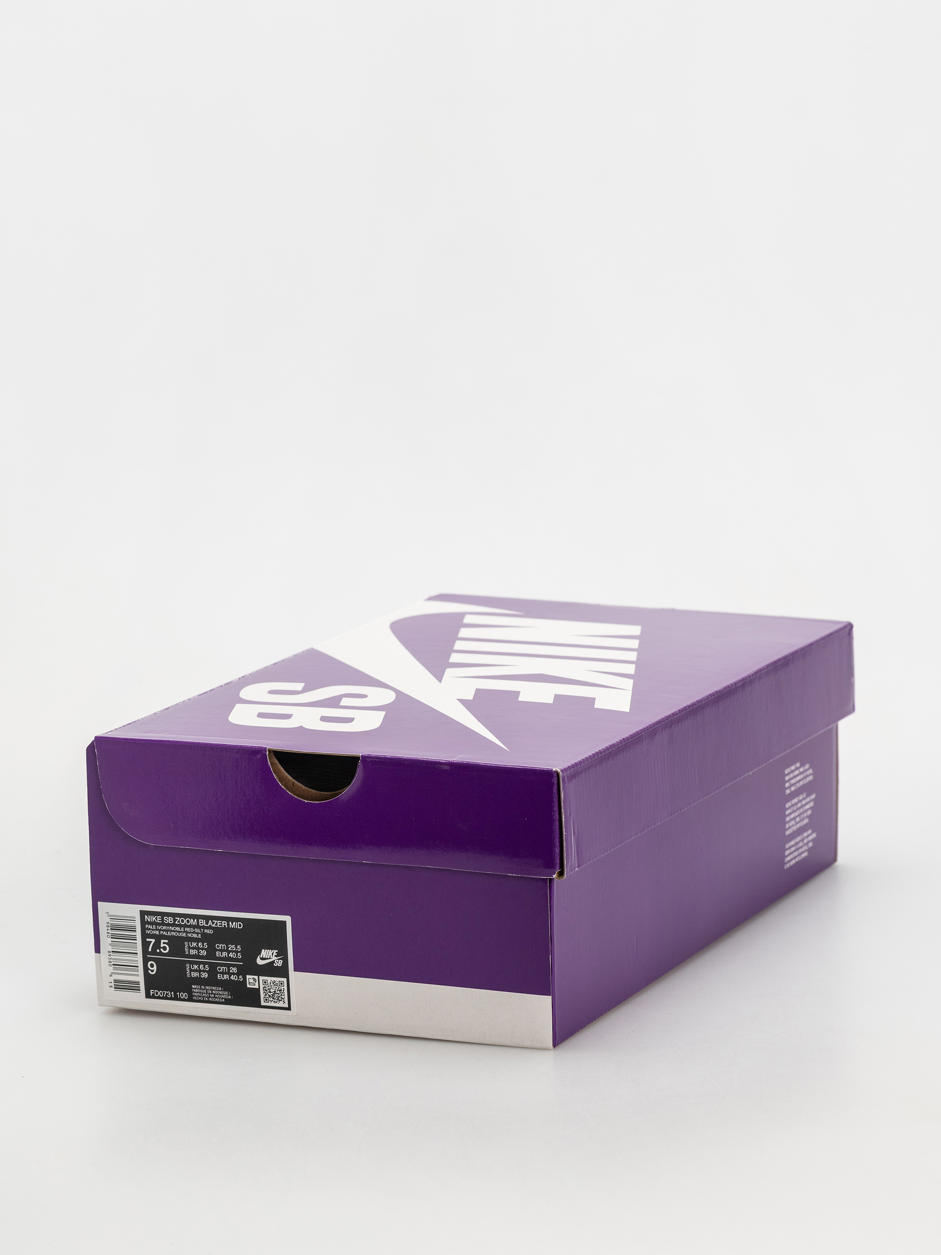 Topánky Nike SB Zoom Blazer Mid (pale ivory/noble red silt red white)