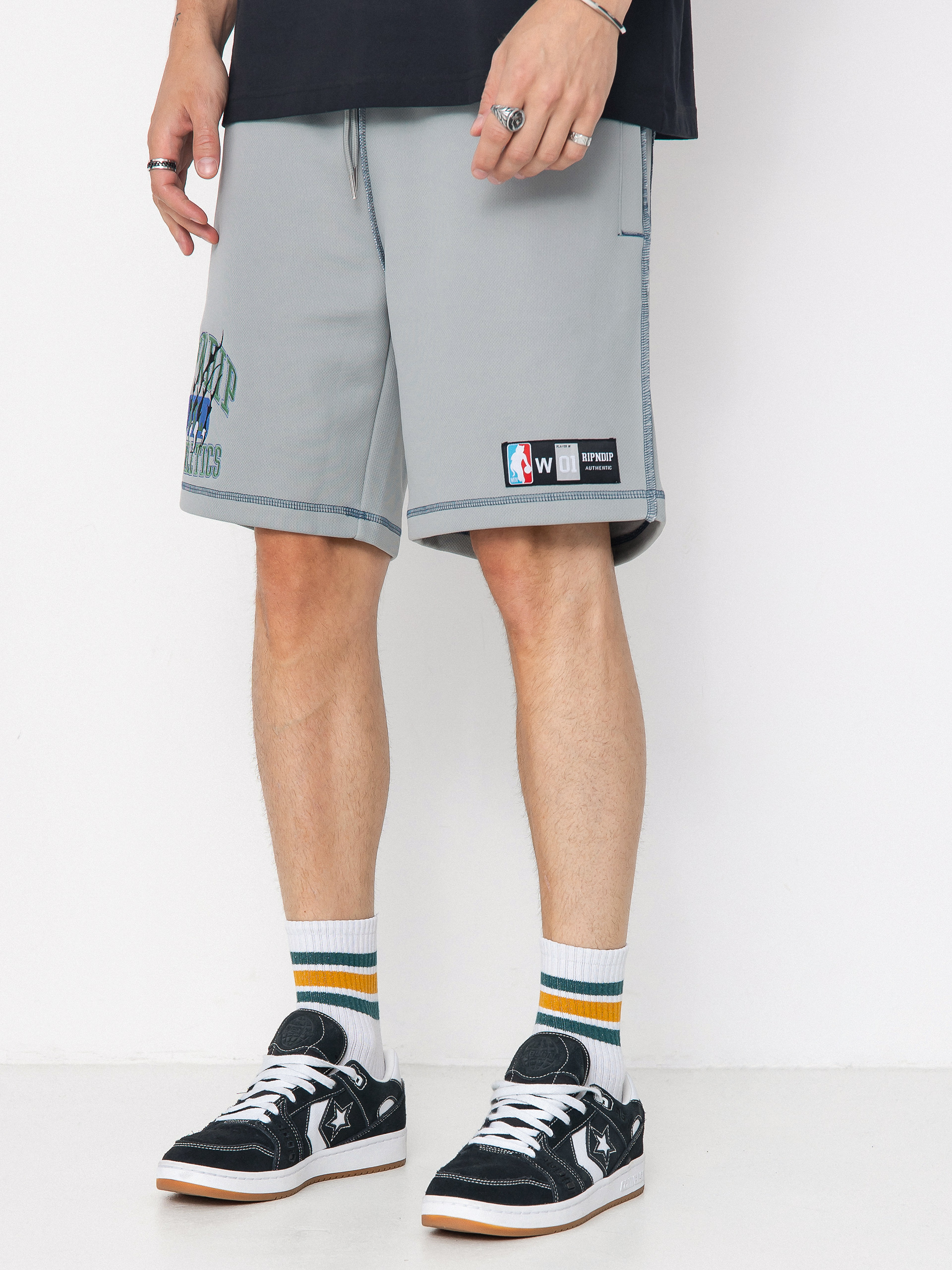 Kraťasy RipNDip Athletics Mesh (ash heather)