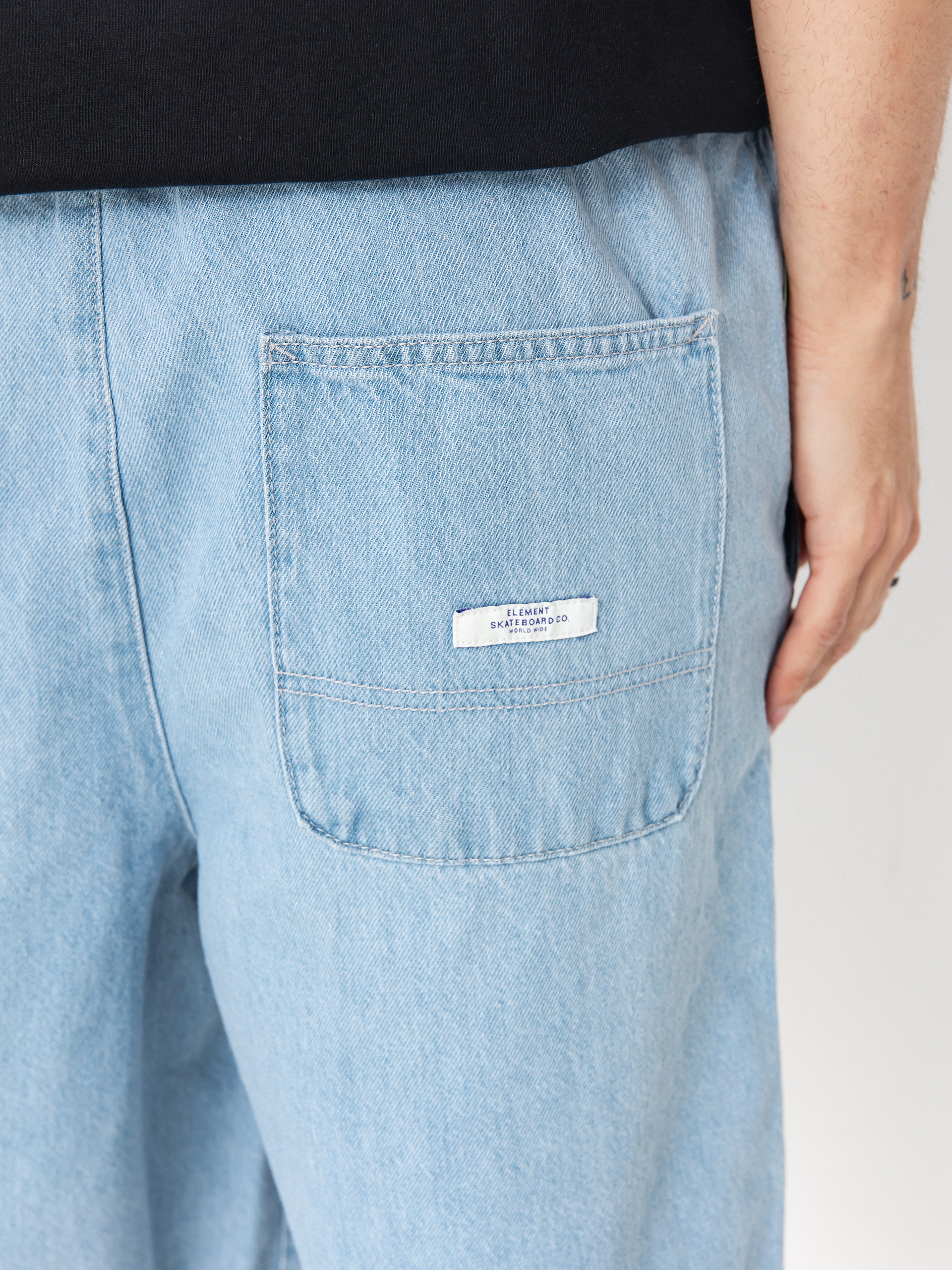 Kraťasy Element Chillin Big Denim Wk (bleach)