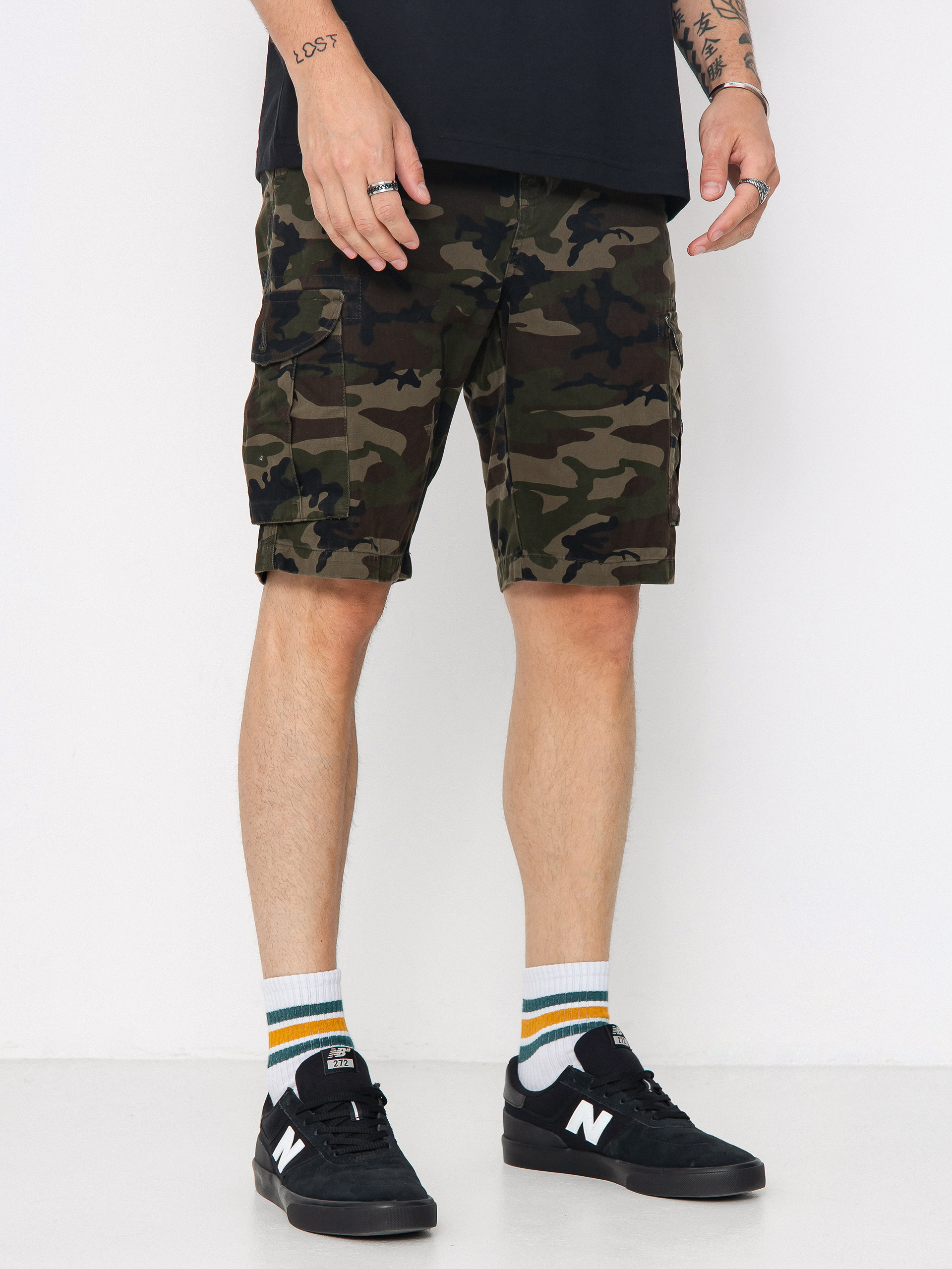 Kraťasy Quiksilver Crucial Battle Cargo (camo print crucial battle)