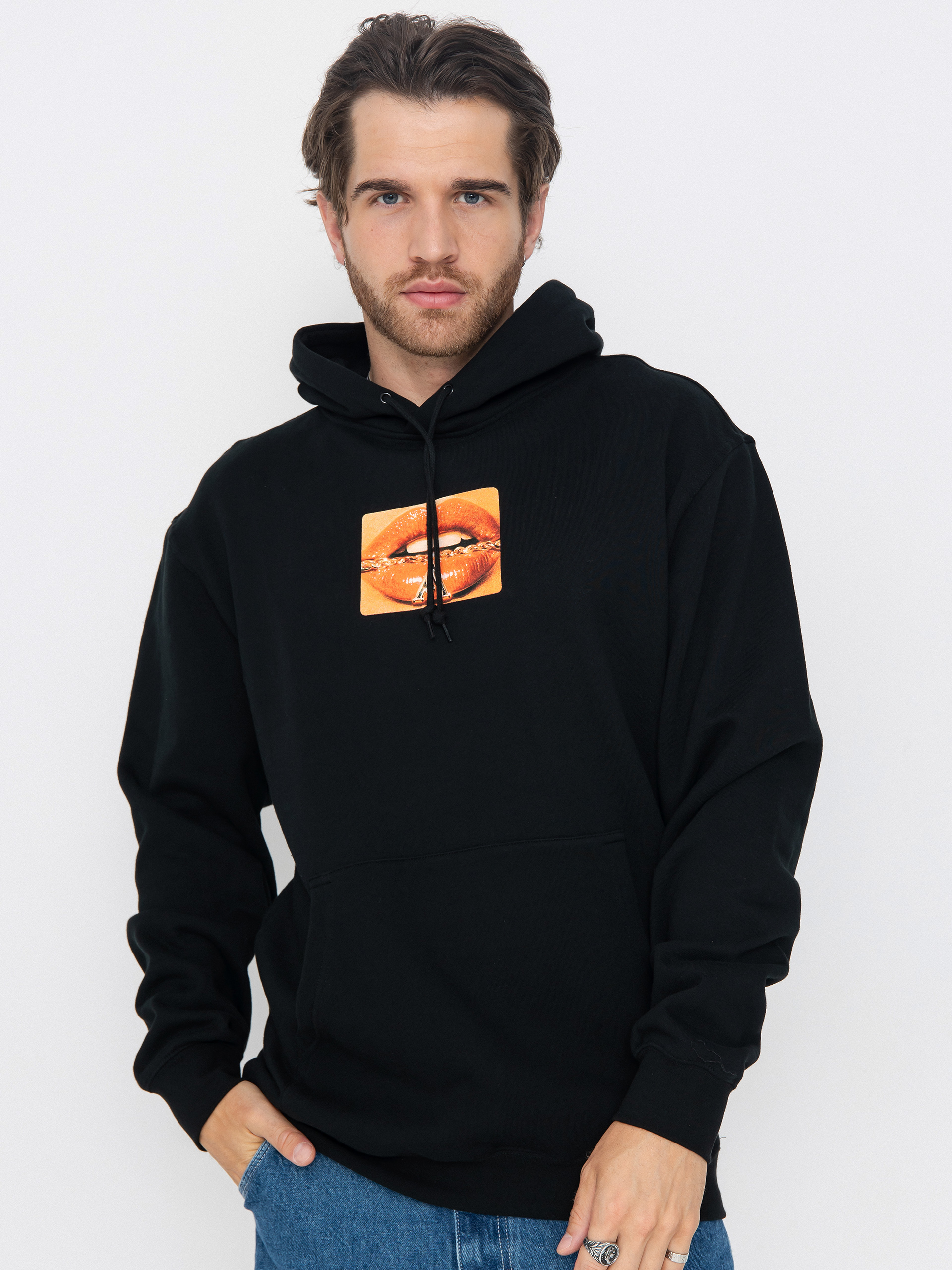 Mikina s kapucňou April Skateboards Pendant HD (vintage black)