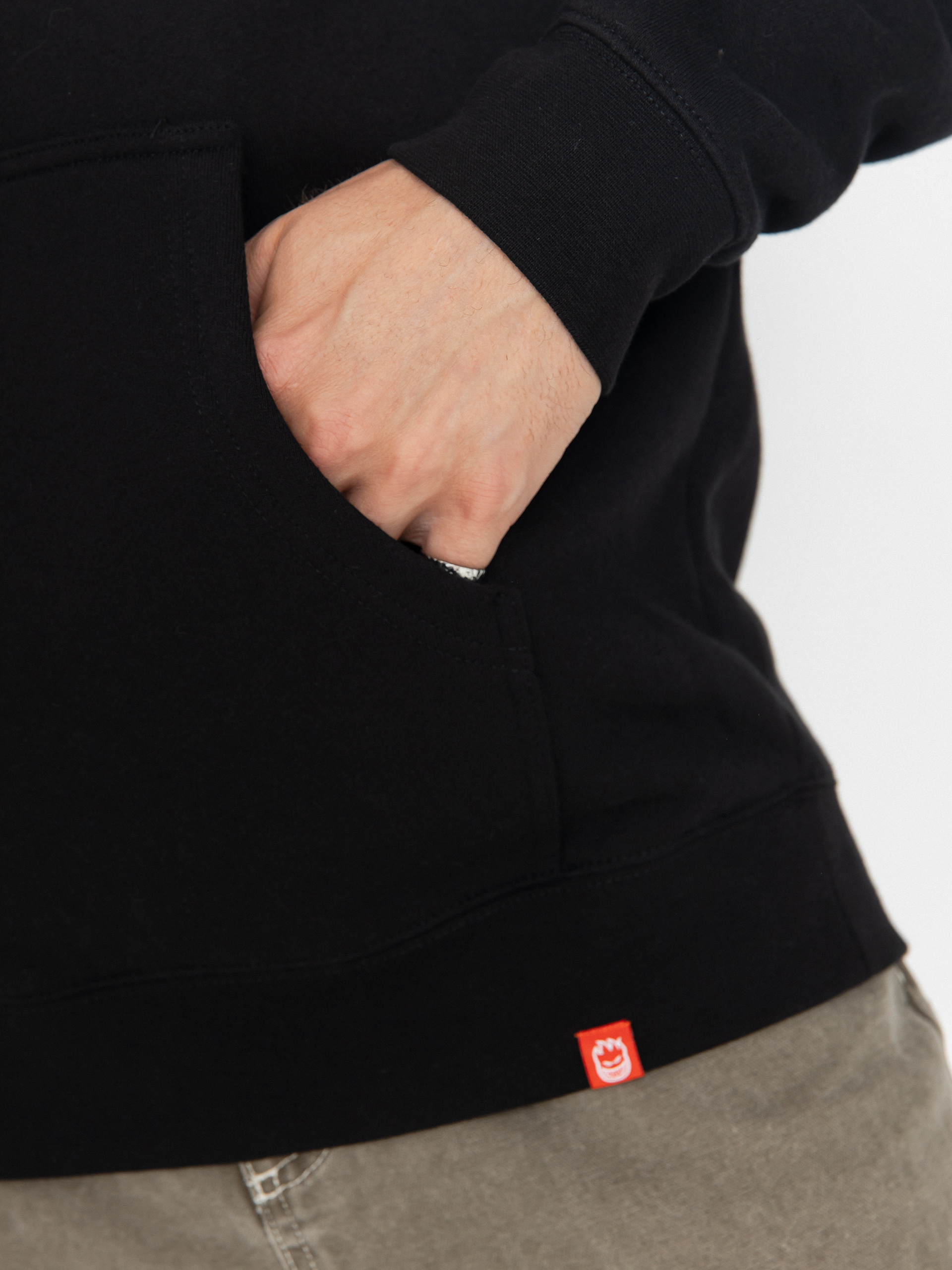 Mikina s kapucňou Spitfire Atlantic Drift Jelly Classic HD (black)