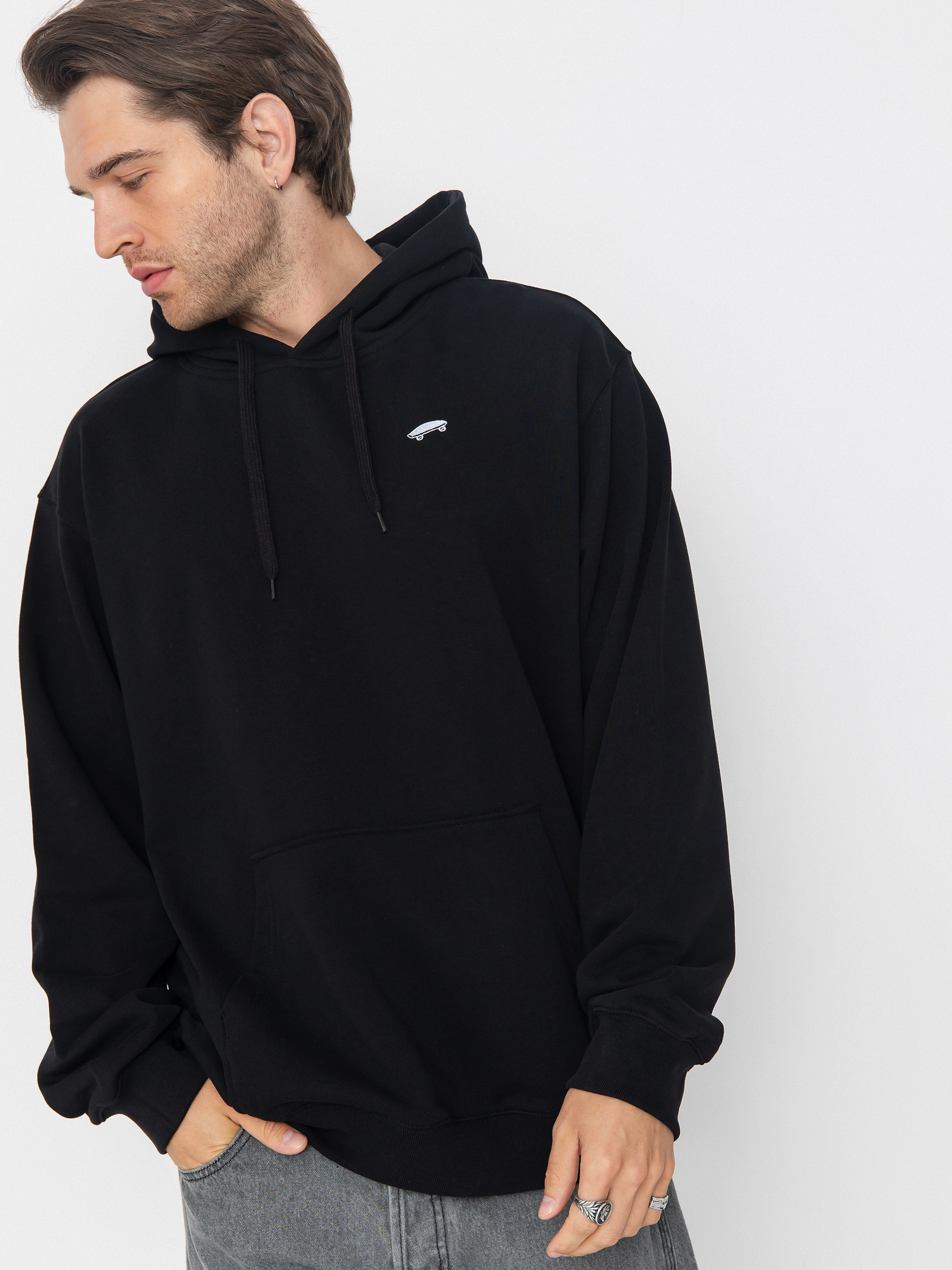 Mikina s kapucňou Vans Salton Loose Ft HD (black)