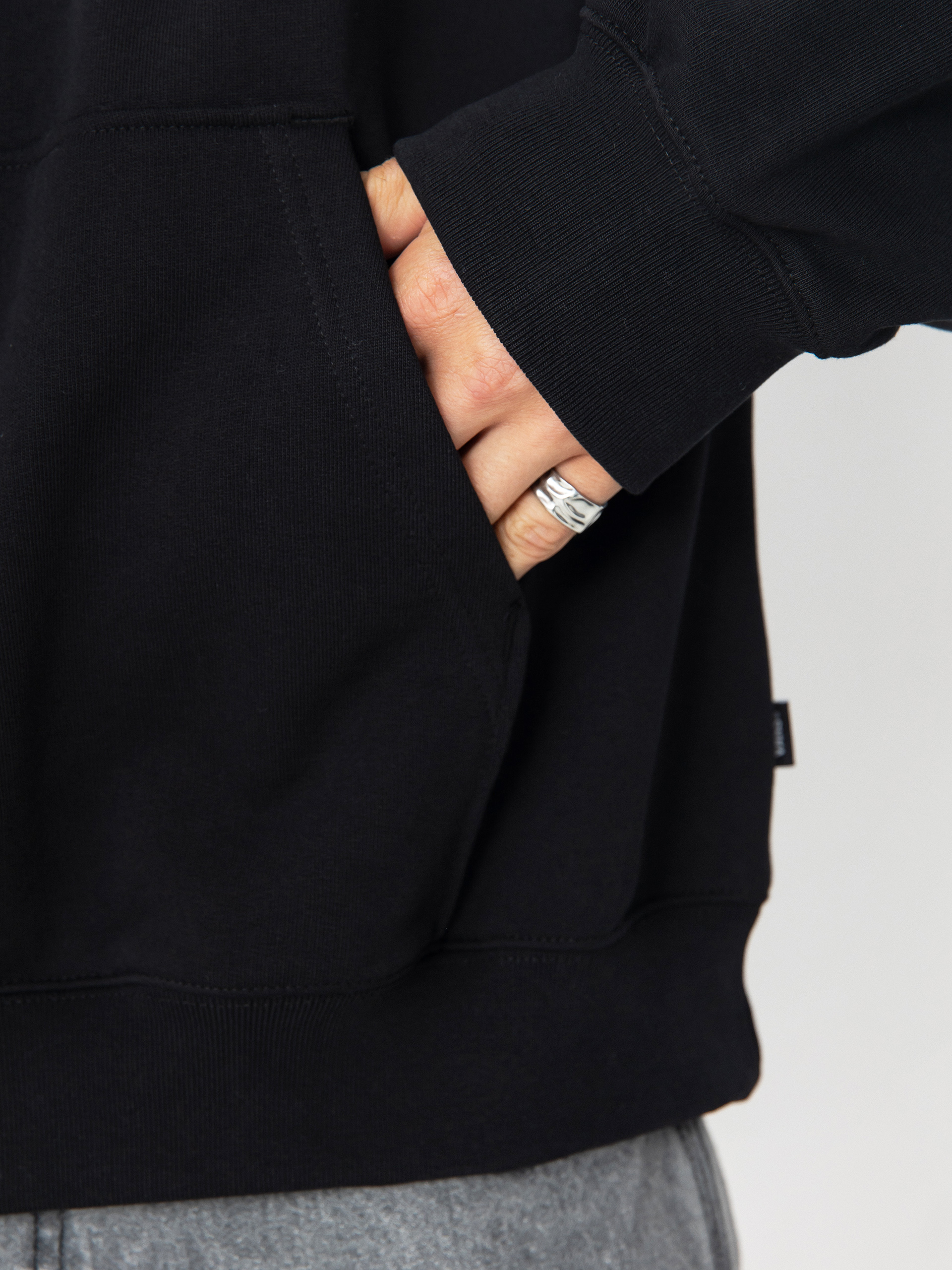 Mikina s kapucňou Vans Salton Loose Ft HD (black)