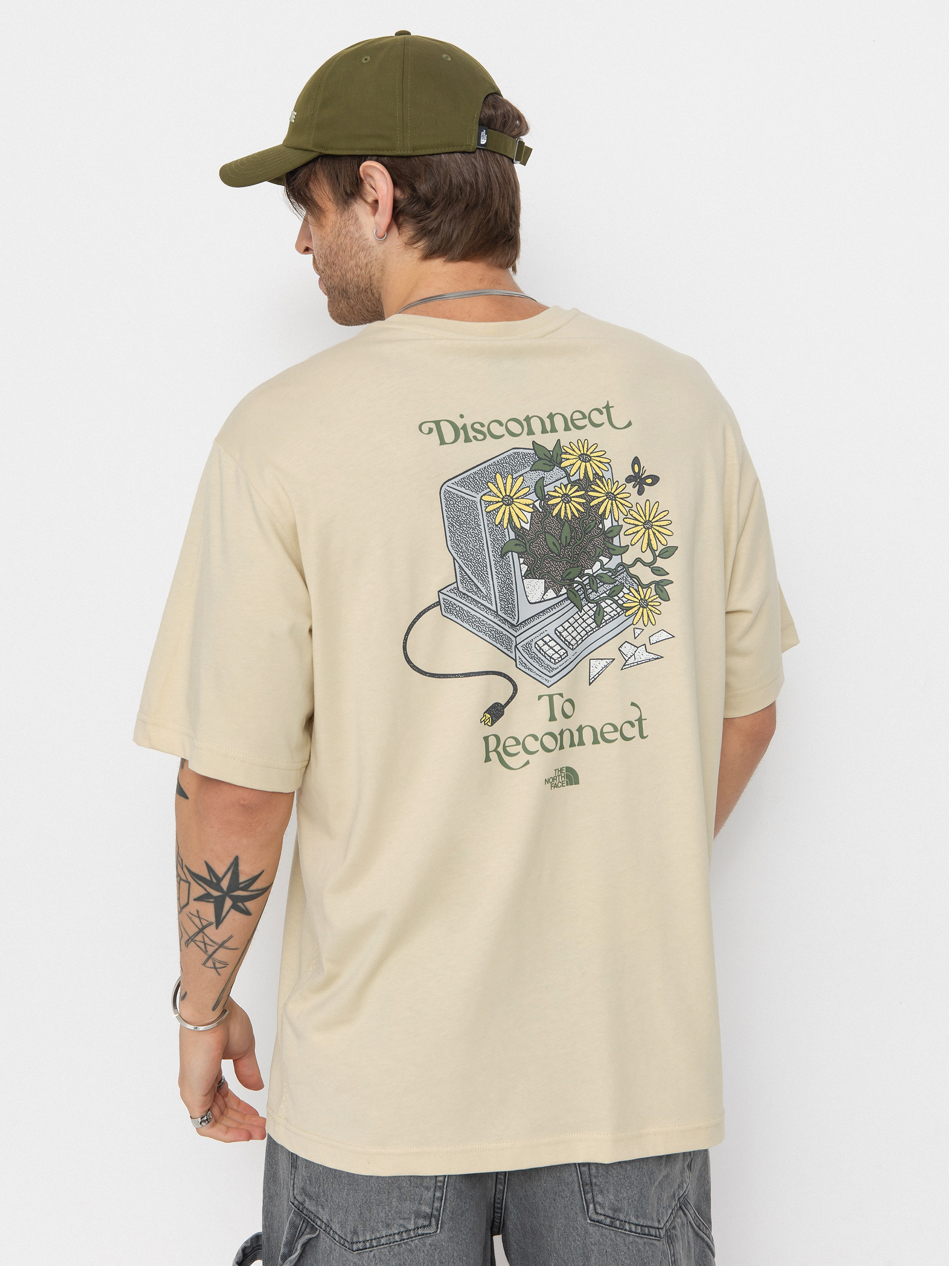 Tričko The North Face Connected Relaxed Graphic (gravel)