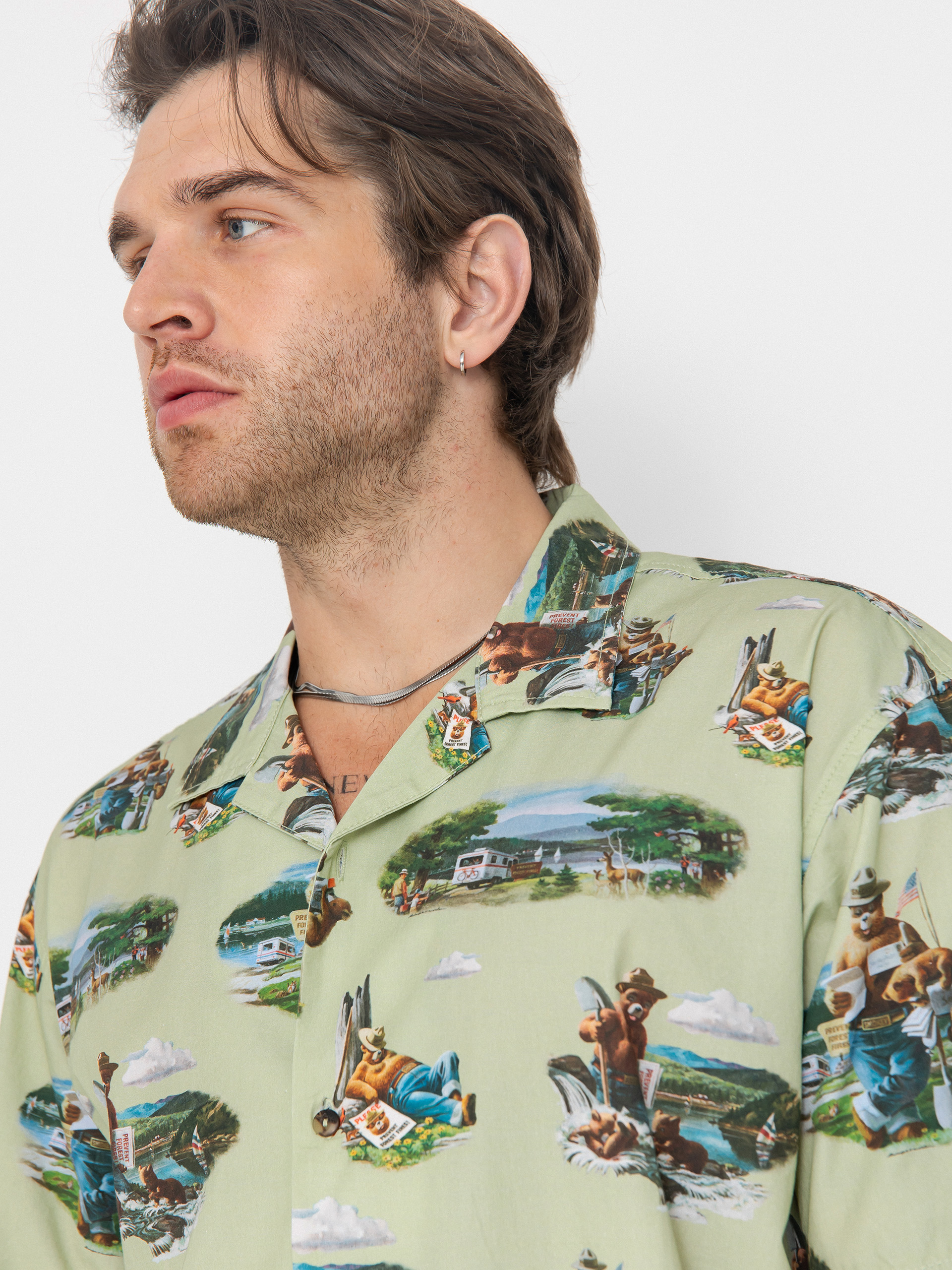 Košeľa Element Sbxe Camp (oyster gray)