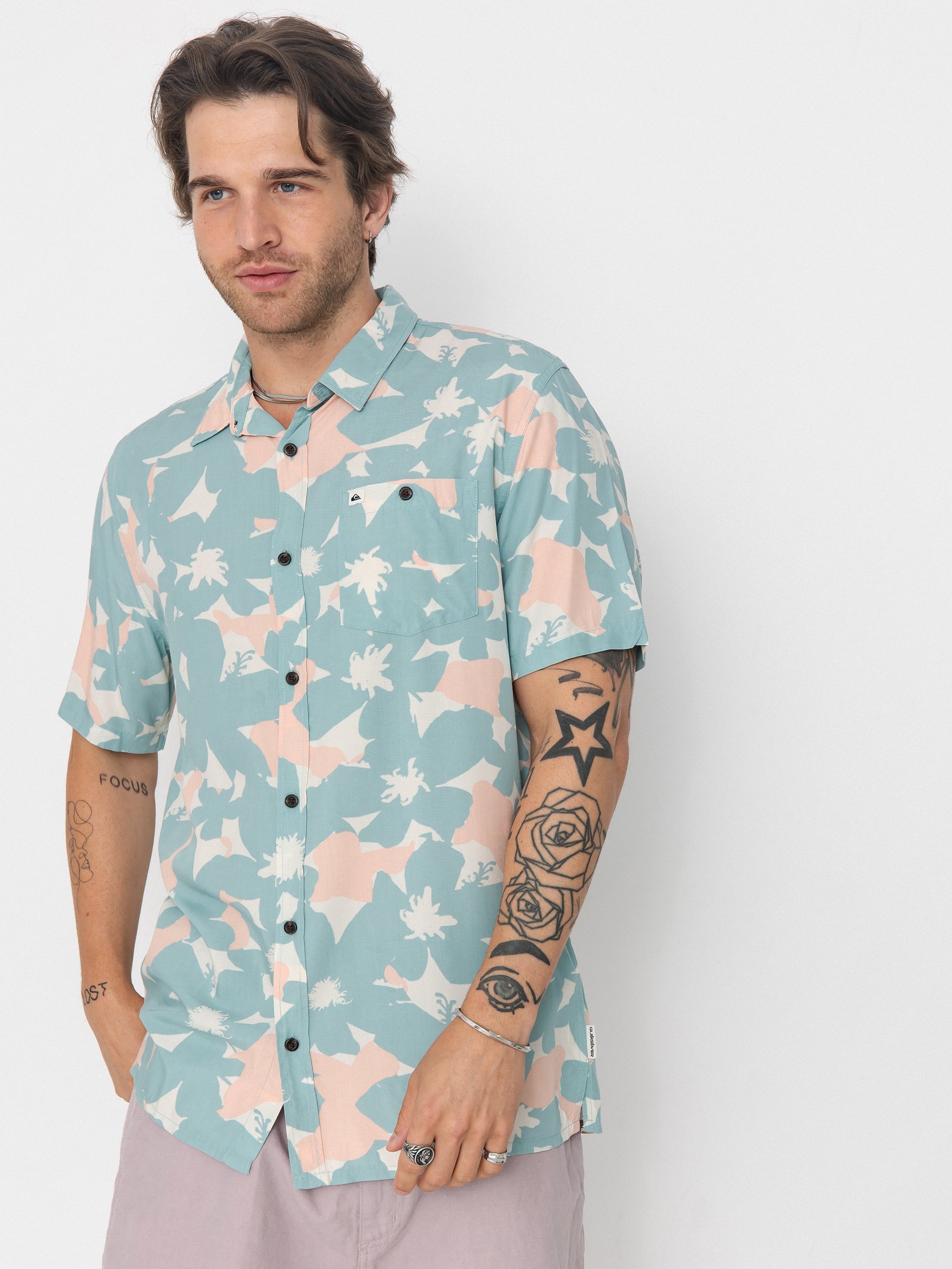 Košeľa Quiksilver Safe Paradise (aquifer handtman)