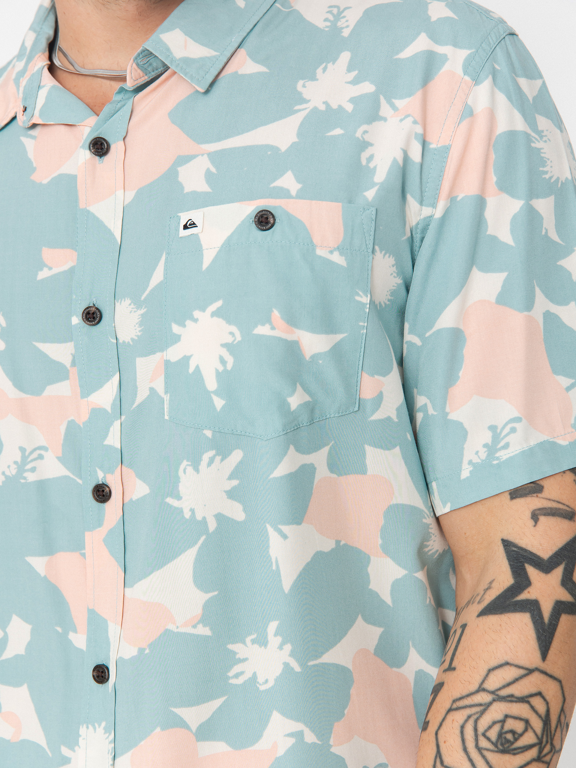 Košeľa Quiksilver Safe Paradise (aquifer handtman)