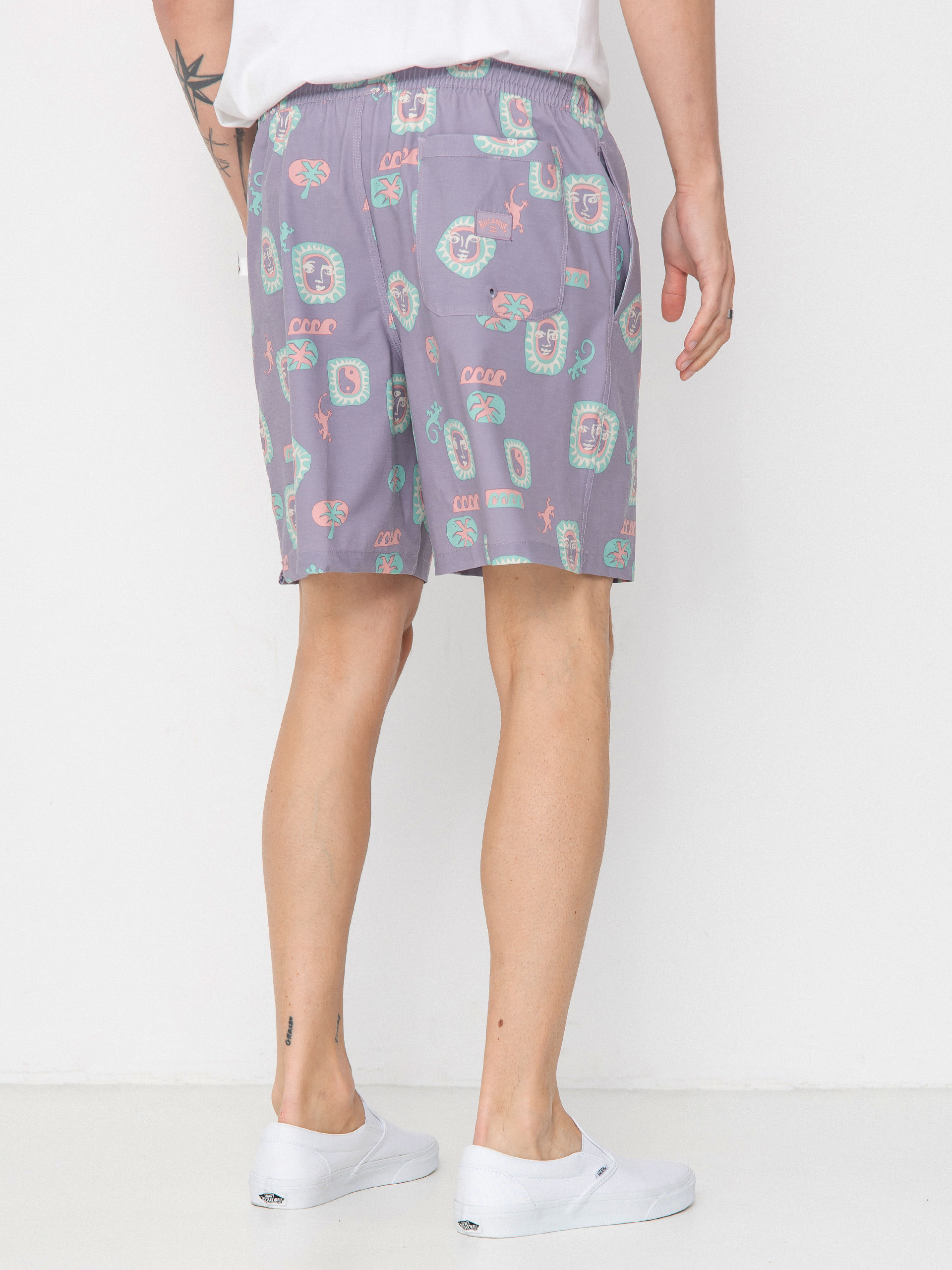 Kraťasy Billabong Wasted Times (purple ash)