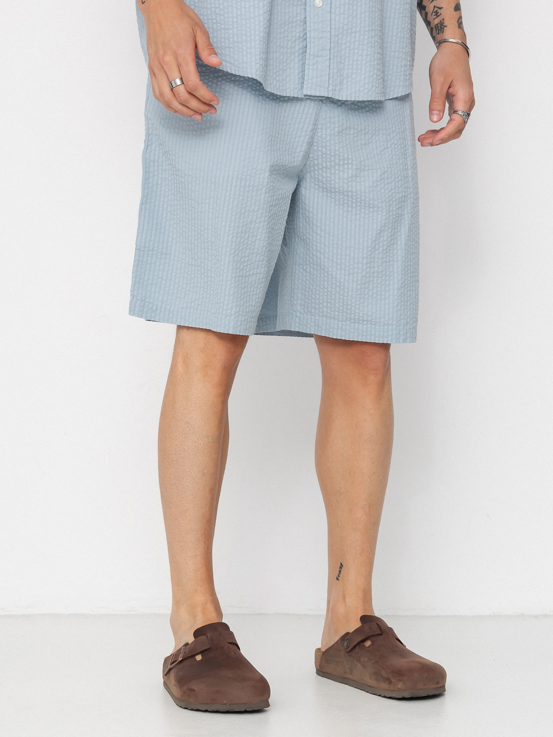 Kraťasy Carhartt WIP Toland (toland stripe/blue fog)