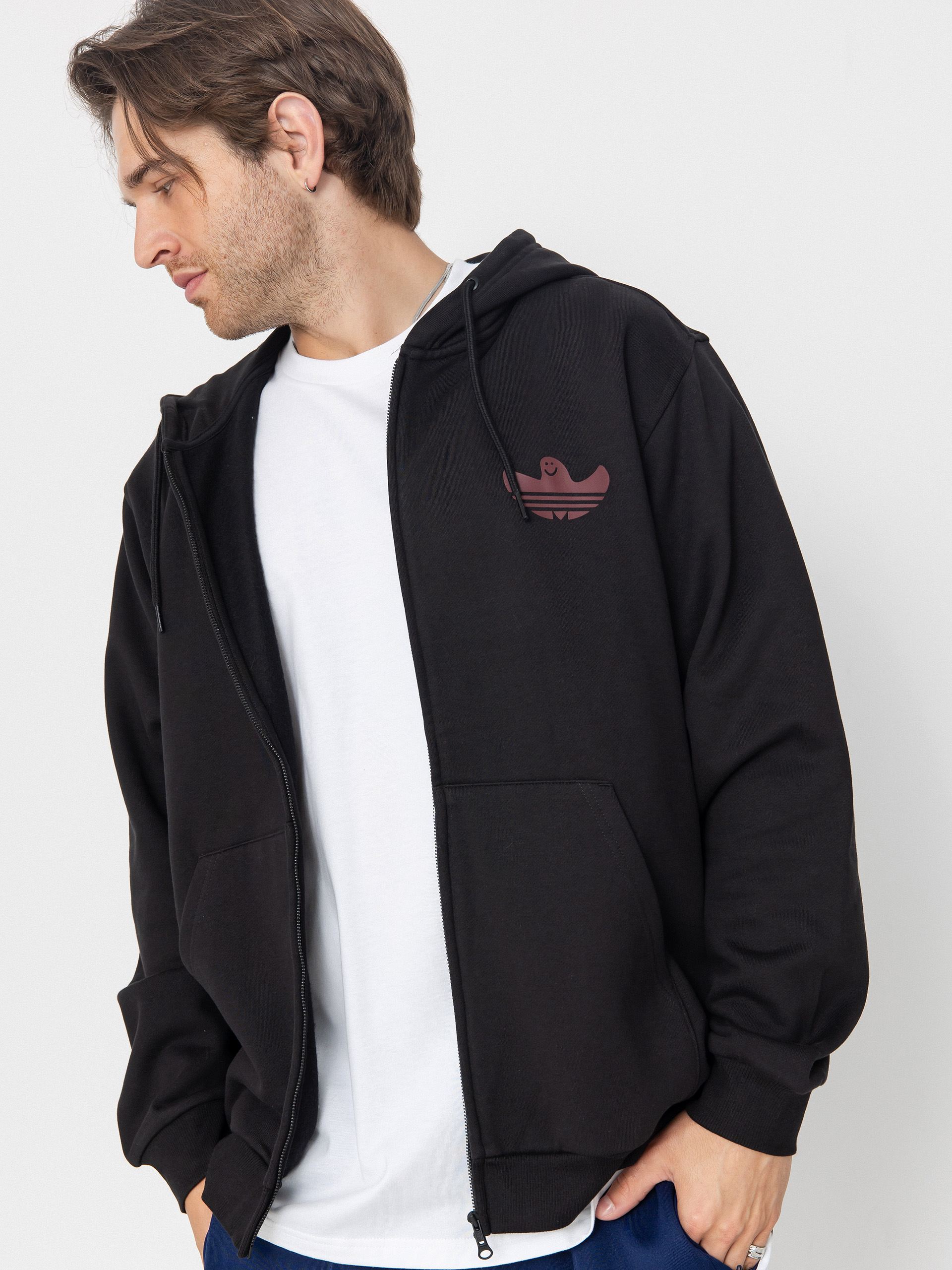 Mikina s kapucňou adidas Shmoo G HD (black/shared)
