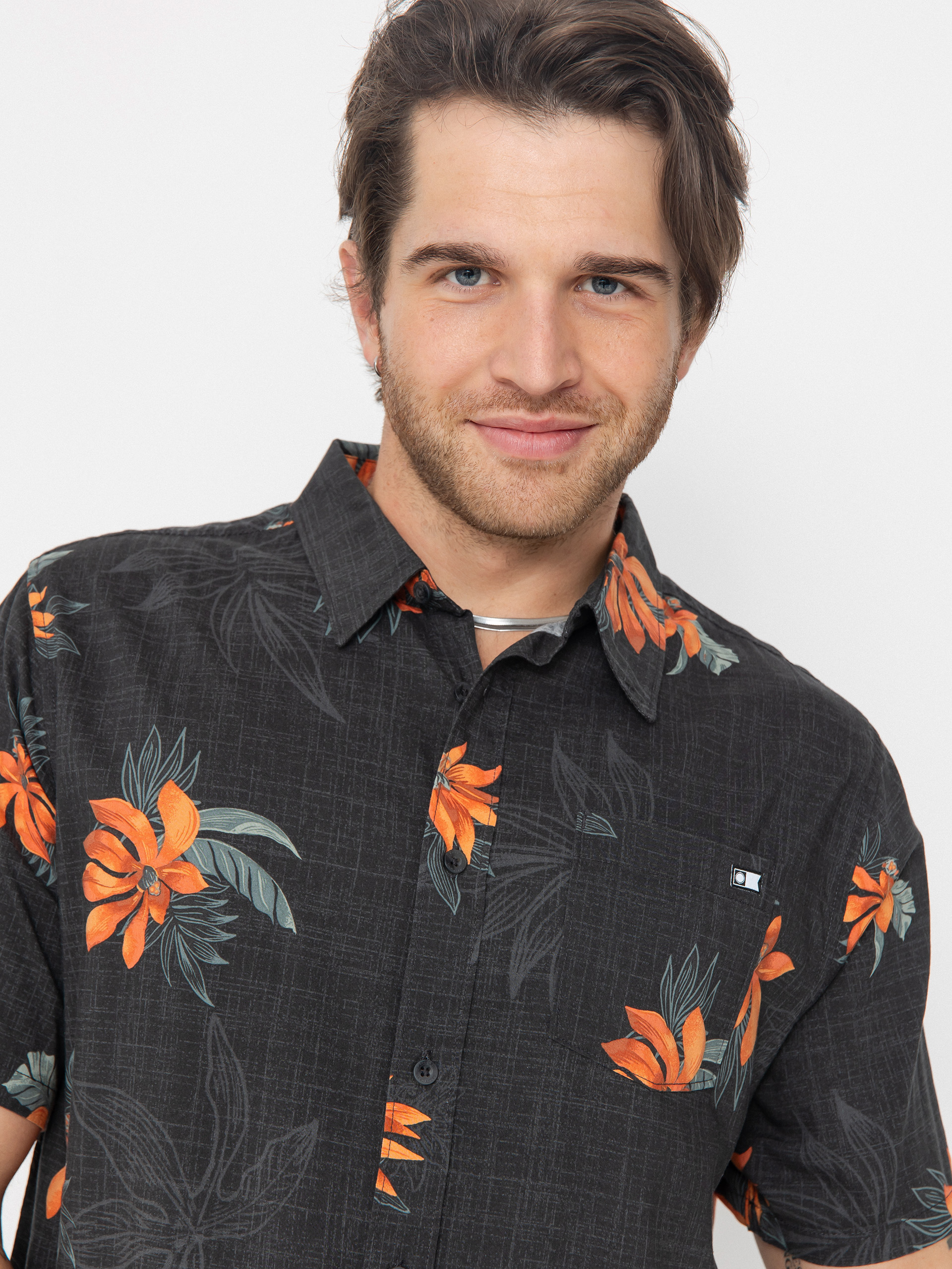 Košeľa Salty Crew Bloomin (black)