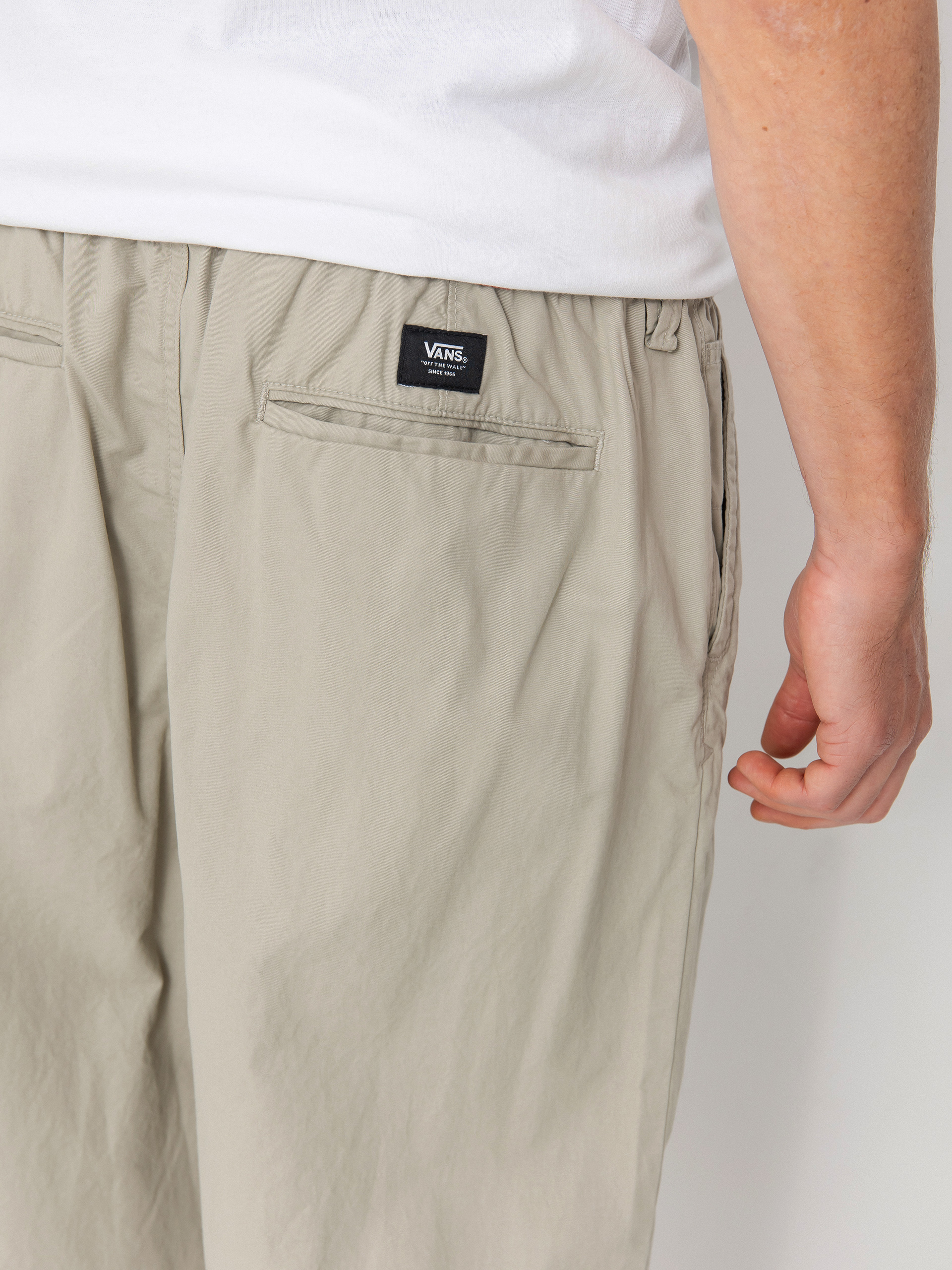 Nohavice Vans Range Baggy Tapered Elastic Waist (london fog)