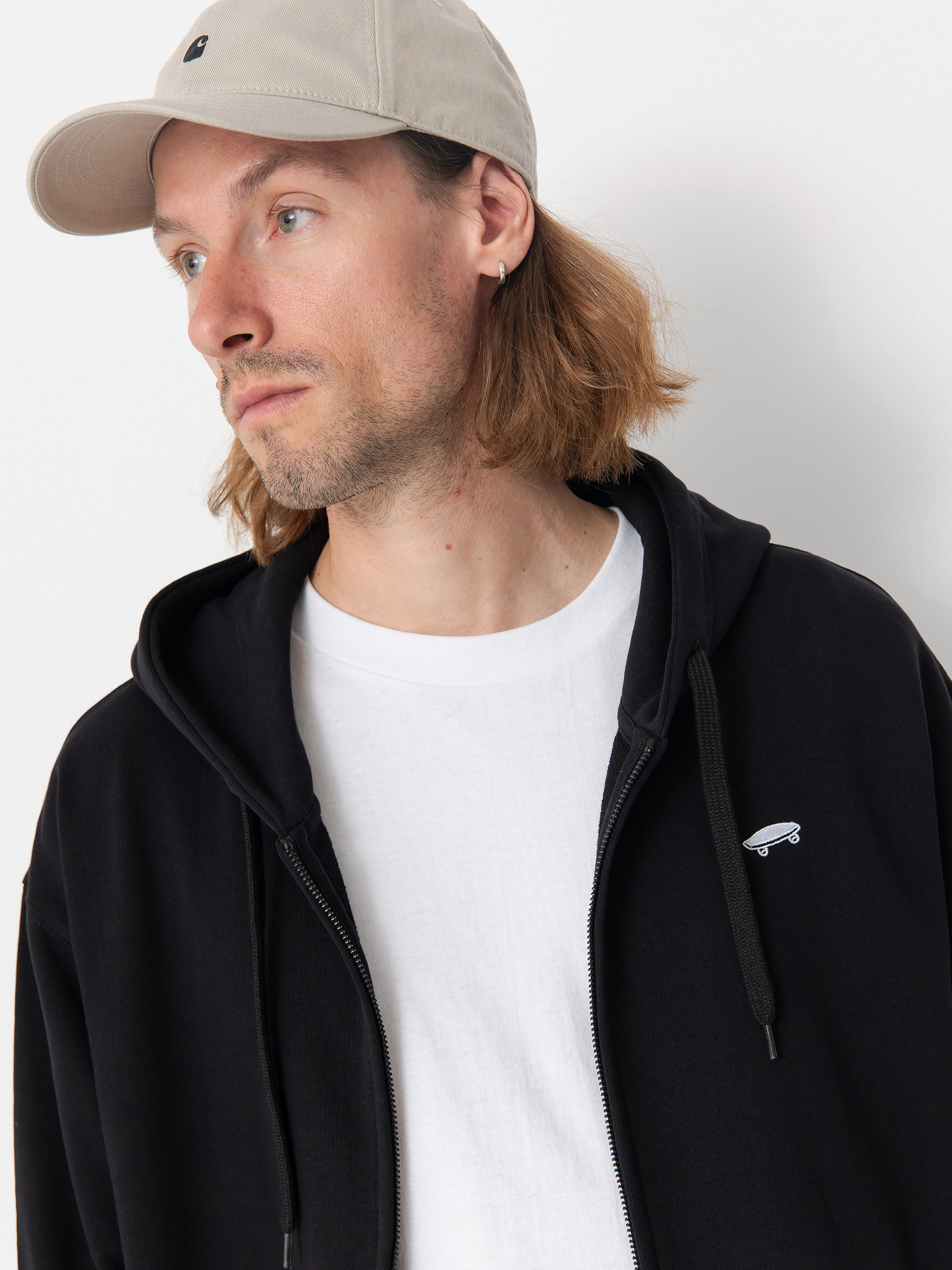 Mikina s kapucňou Vans Salton Loose Ft ZHD (black)