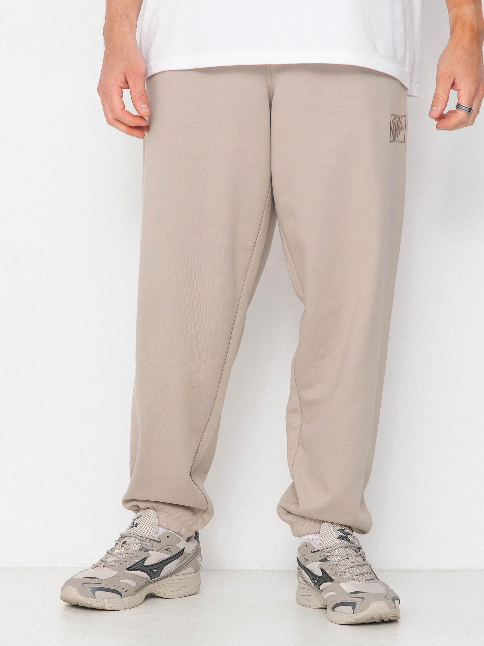 Nohavice Vans Blocked Box Loose Sweatpant Ft (mushroom)