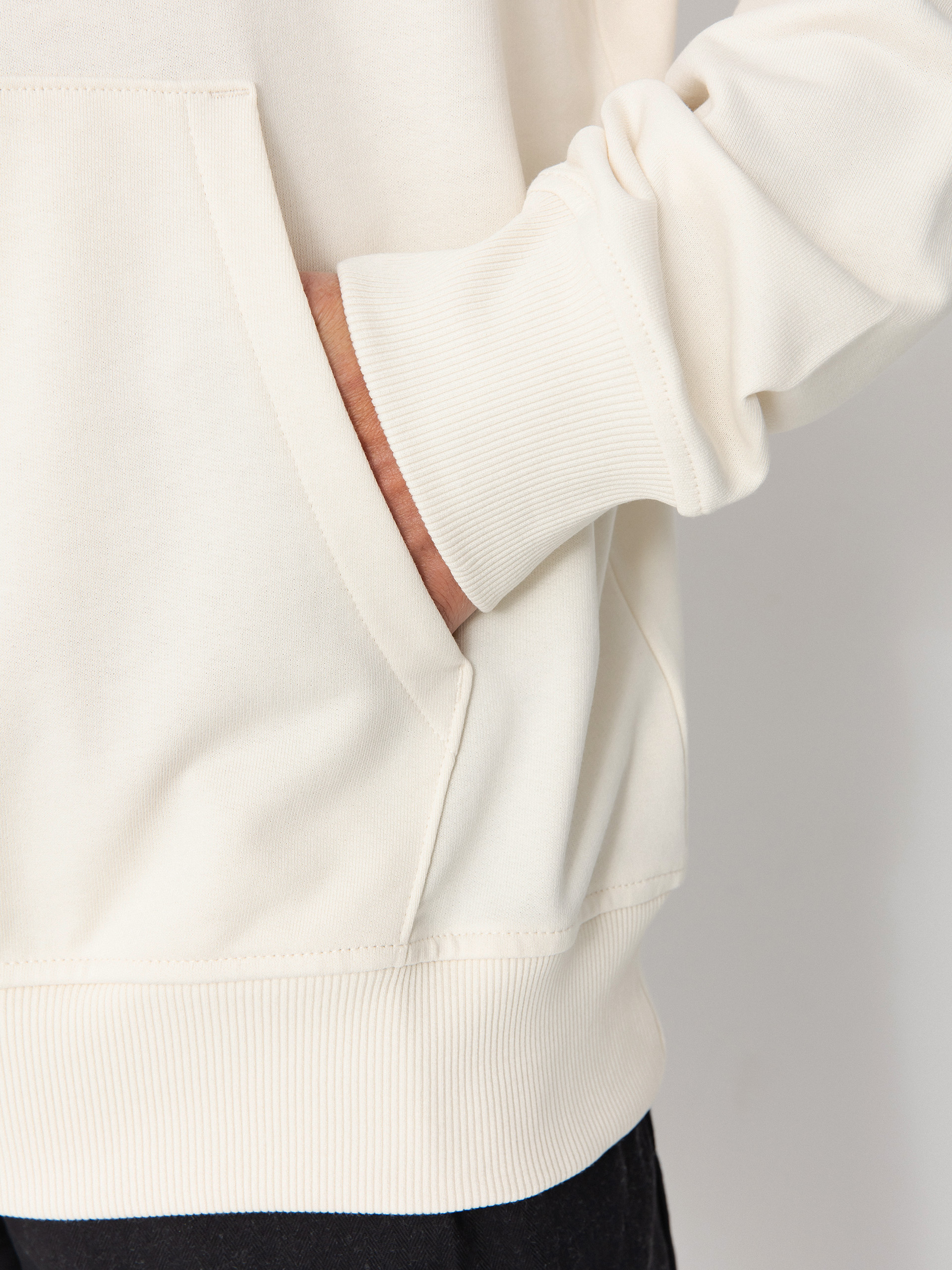 Mikina s kapucňou The North Face Explore Gear Relaxed HD (white dune)