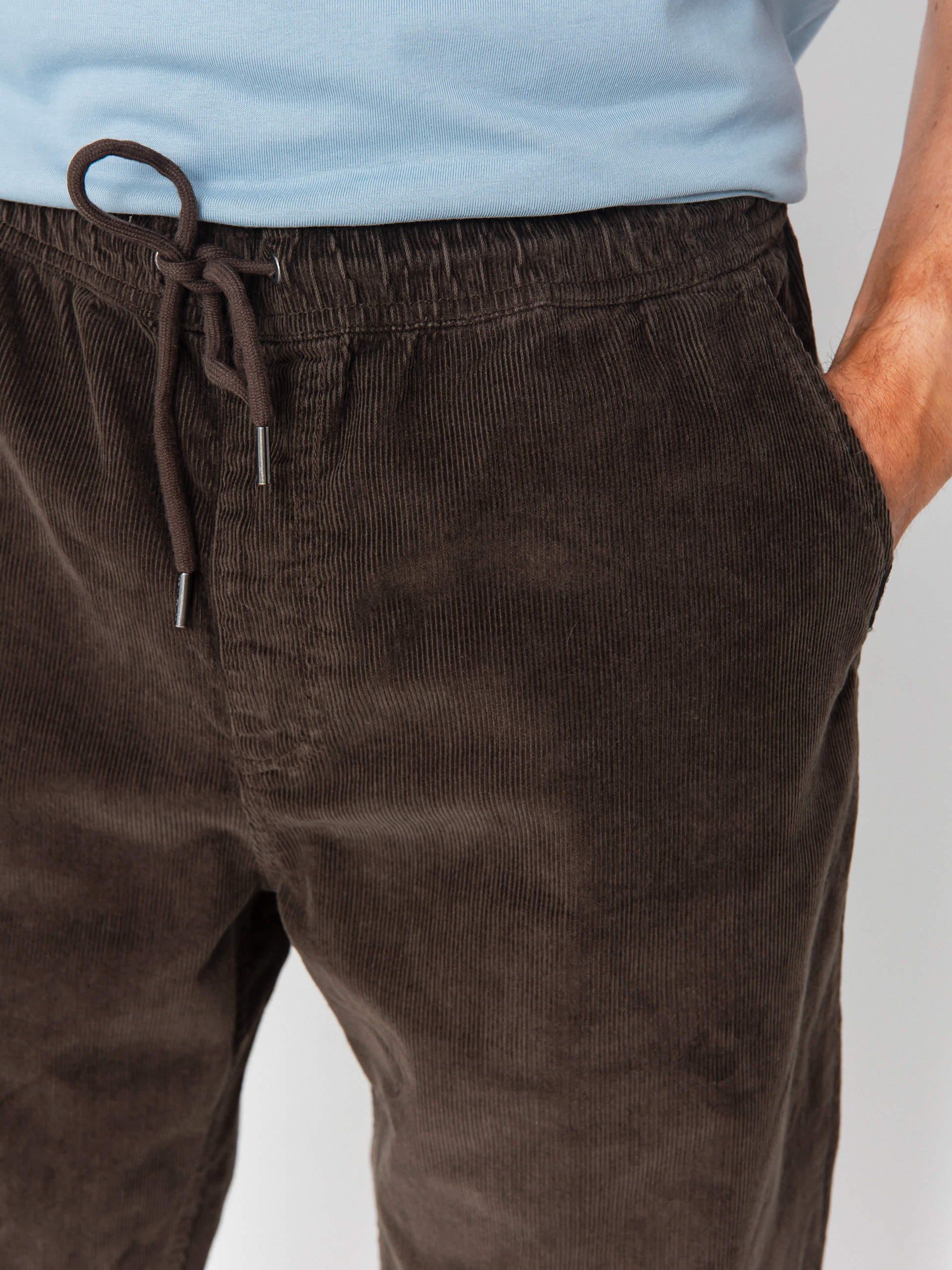 Nohavice Quiksilver Taxer Cord (turkish coffee)