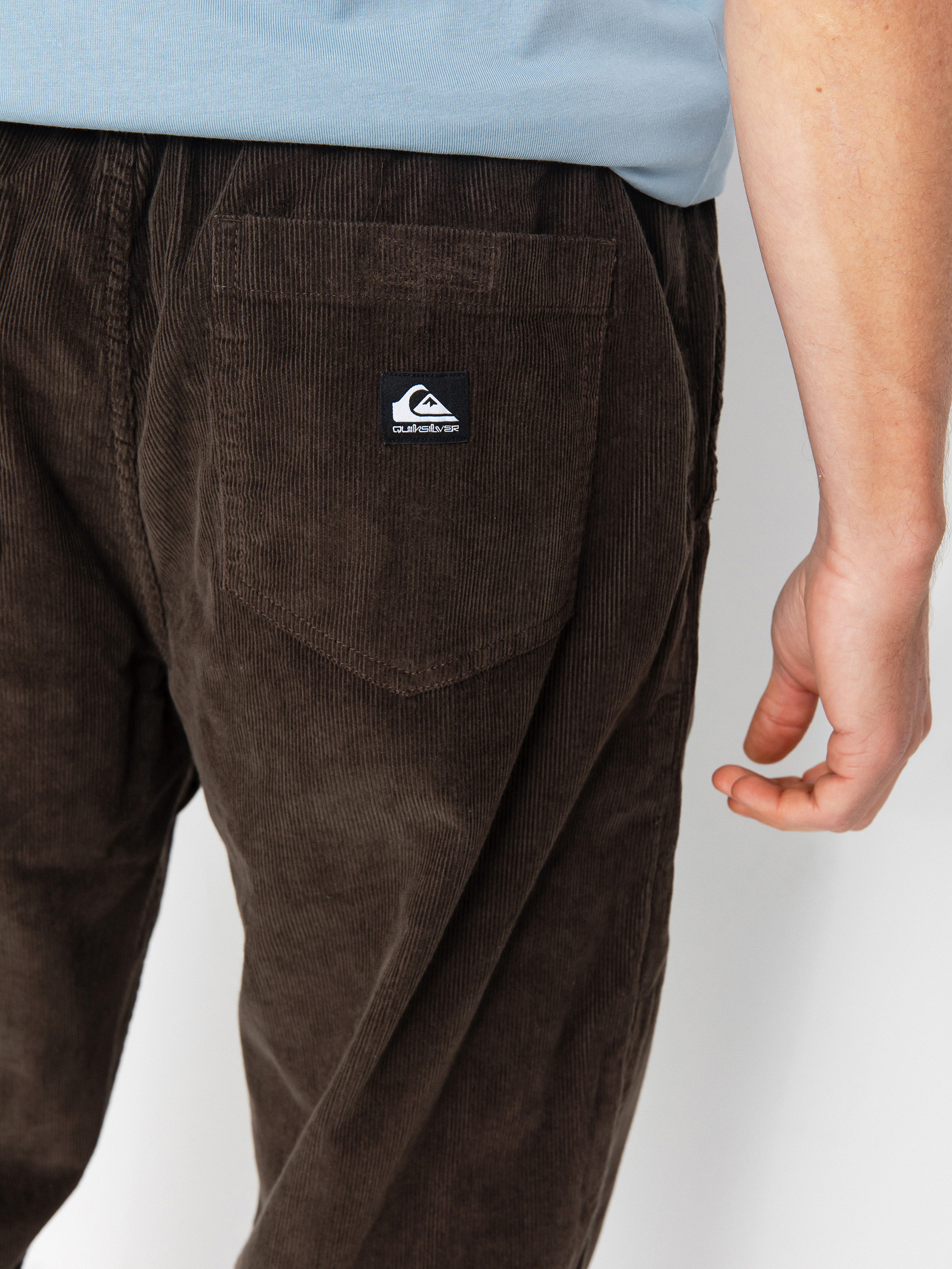 Nohavice Quiksilver Taxer Cord (turkish coffee)