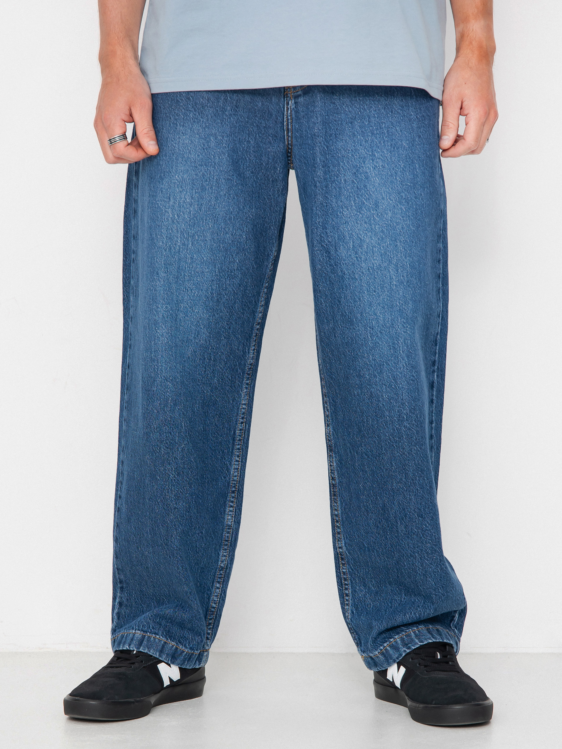 Nohavice DC Worker Baggy Denim Rsi (stone indigo)