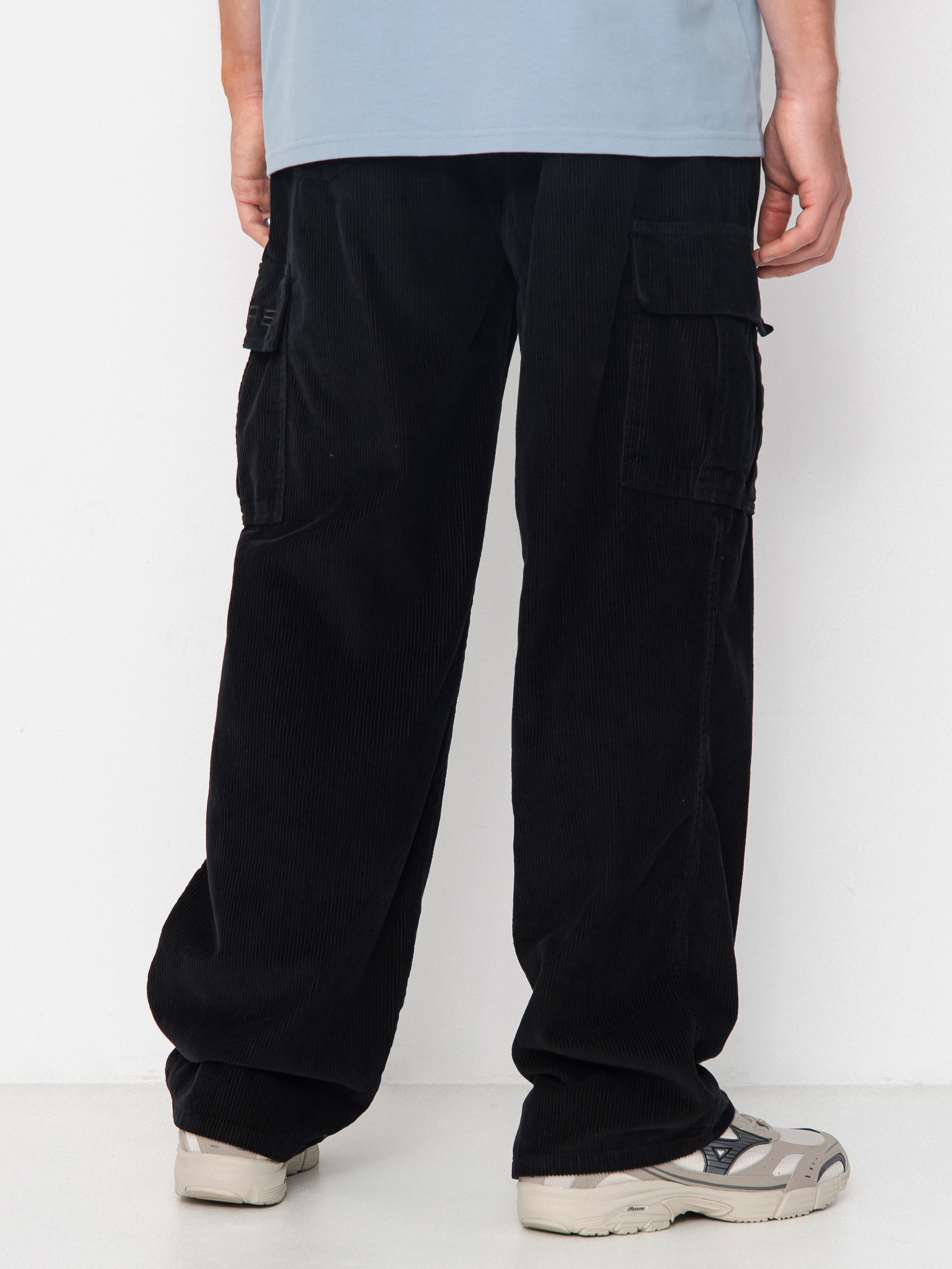 Nohavice Spitfire Classic 87 Corduroy Cargo (black)