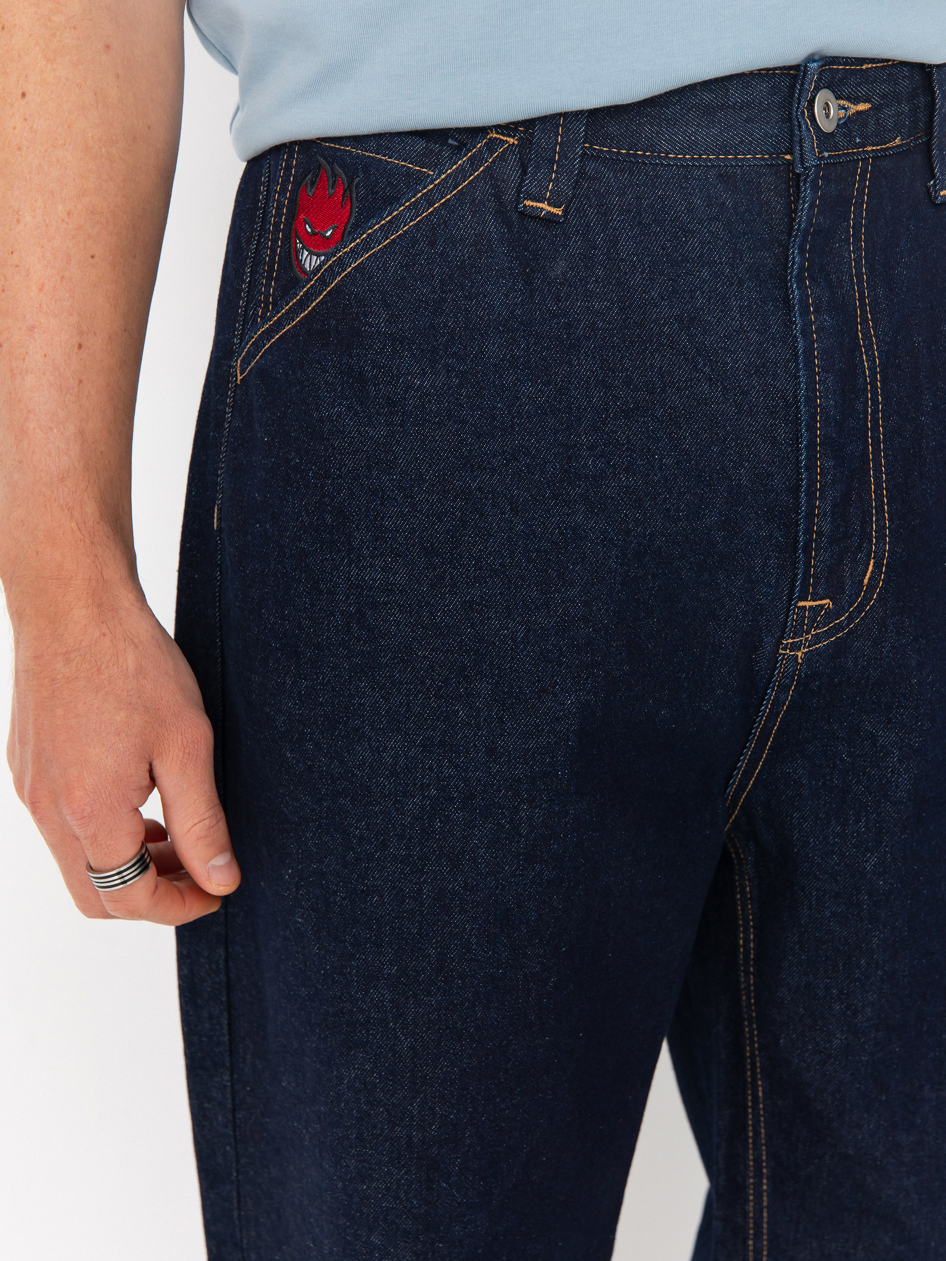 Nohavice Spitfire Bighead Fill Denim (dark wash)