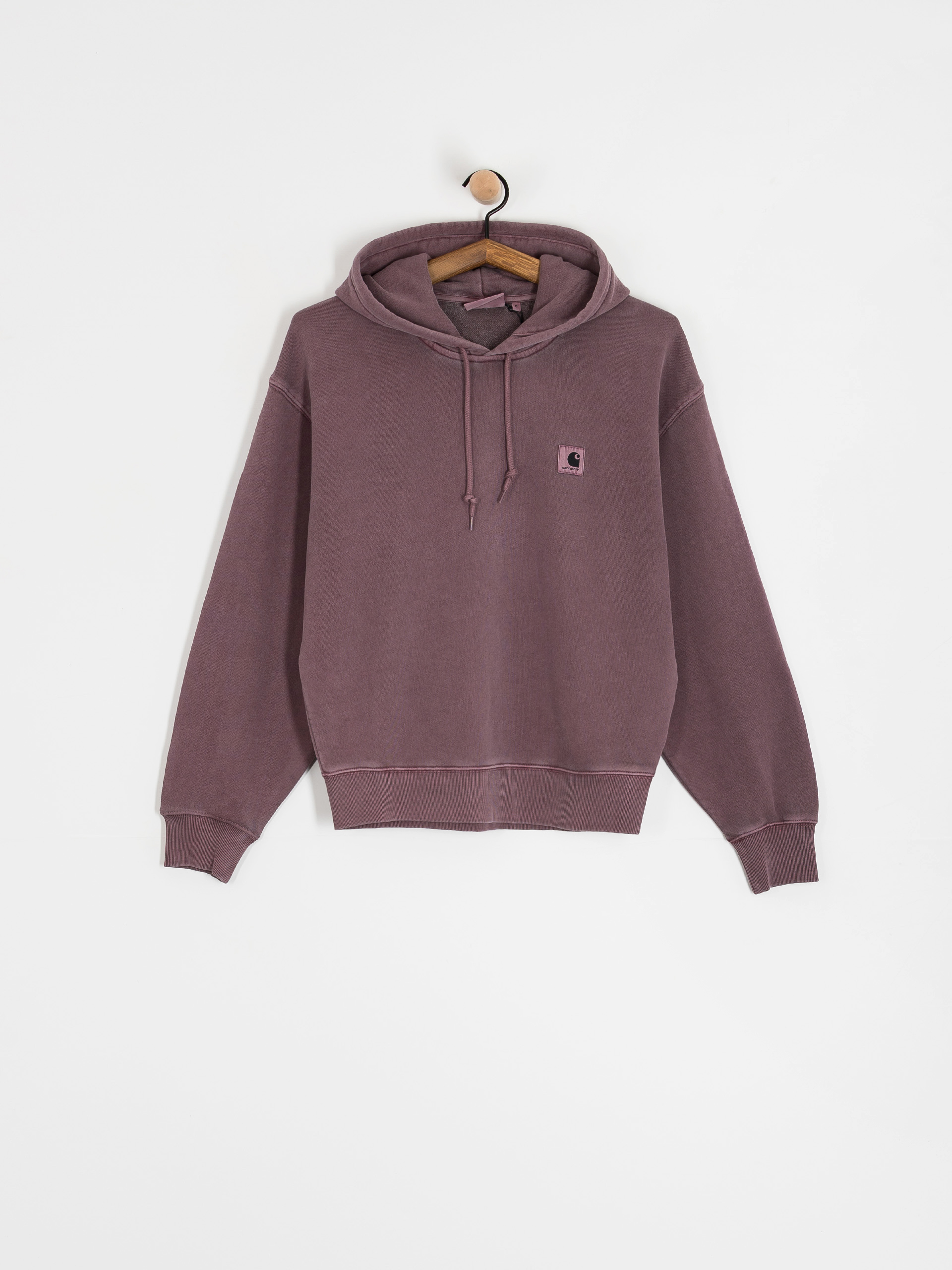 Mikina s kapucňou Carhartt WIP Nelson HD Wmn (phlox/garment dyed)