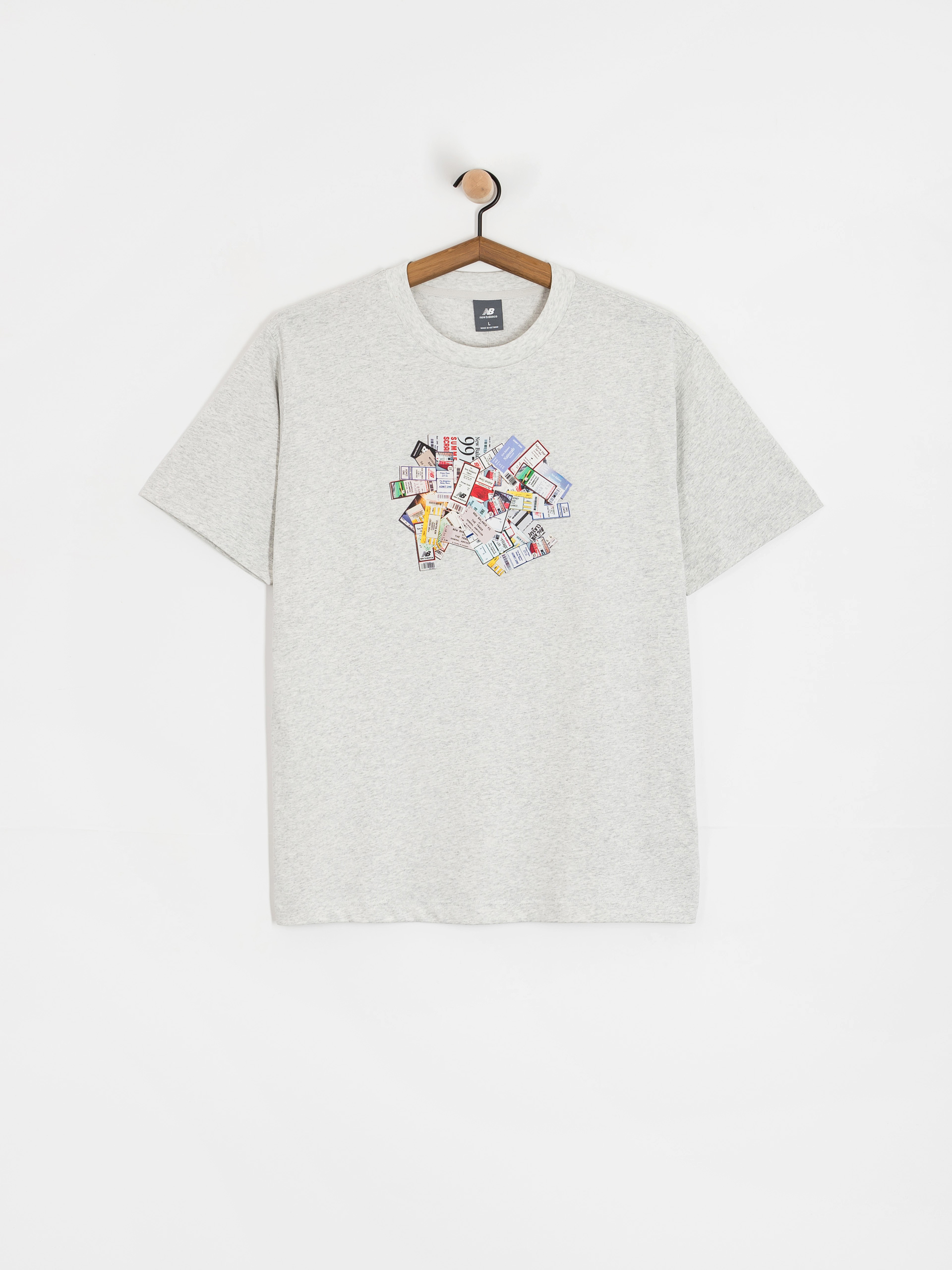 Tričko New Balance Athletics Ticket (grey)